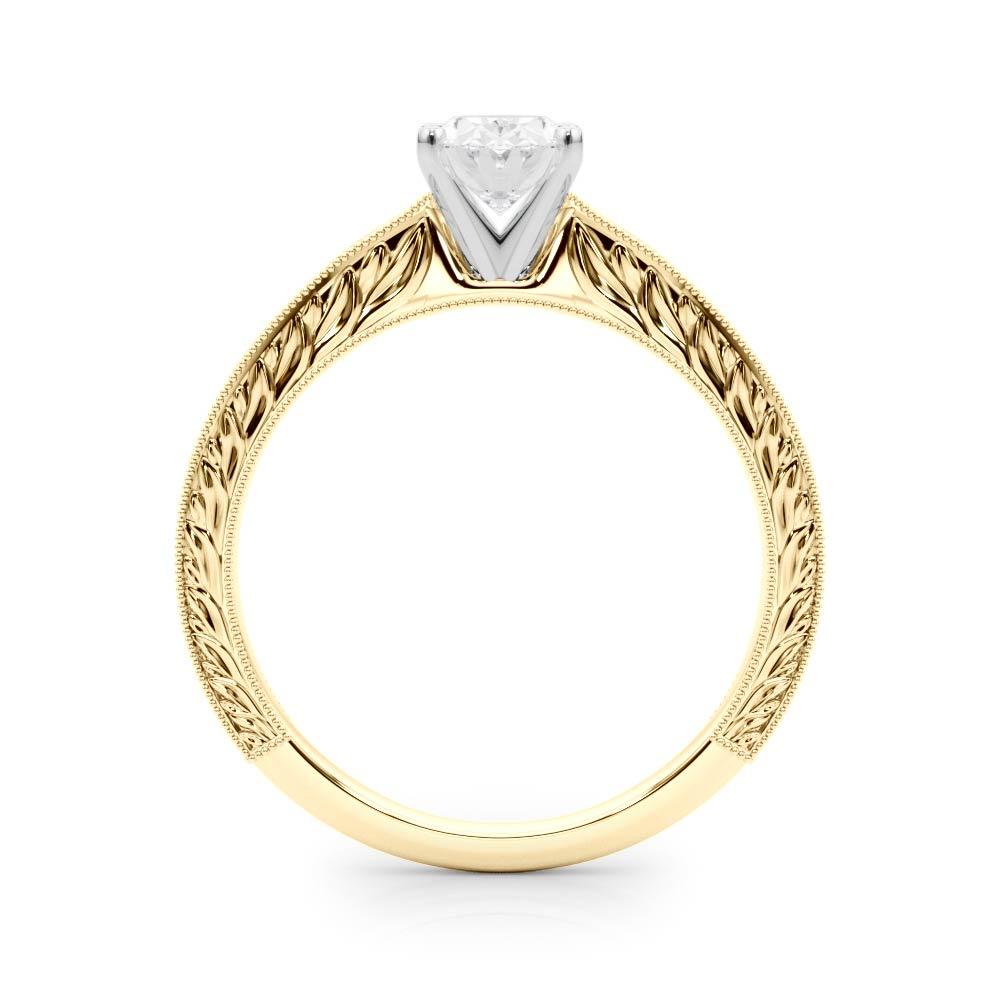 Victoria Oval Diamond Solitaire Engagement Ring