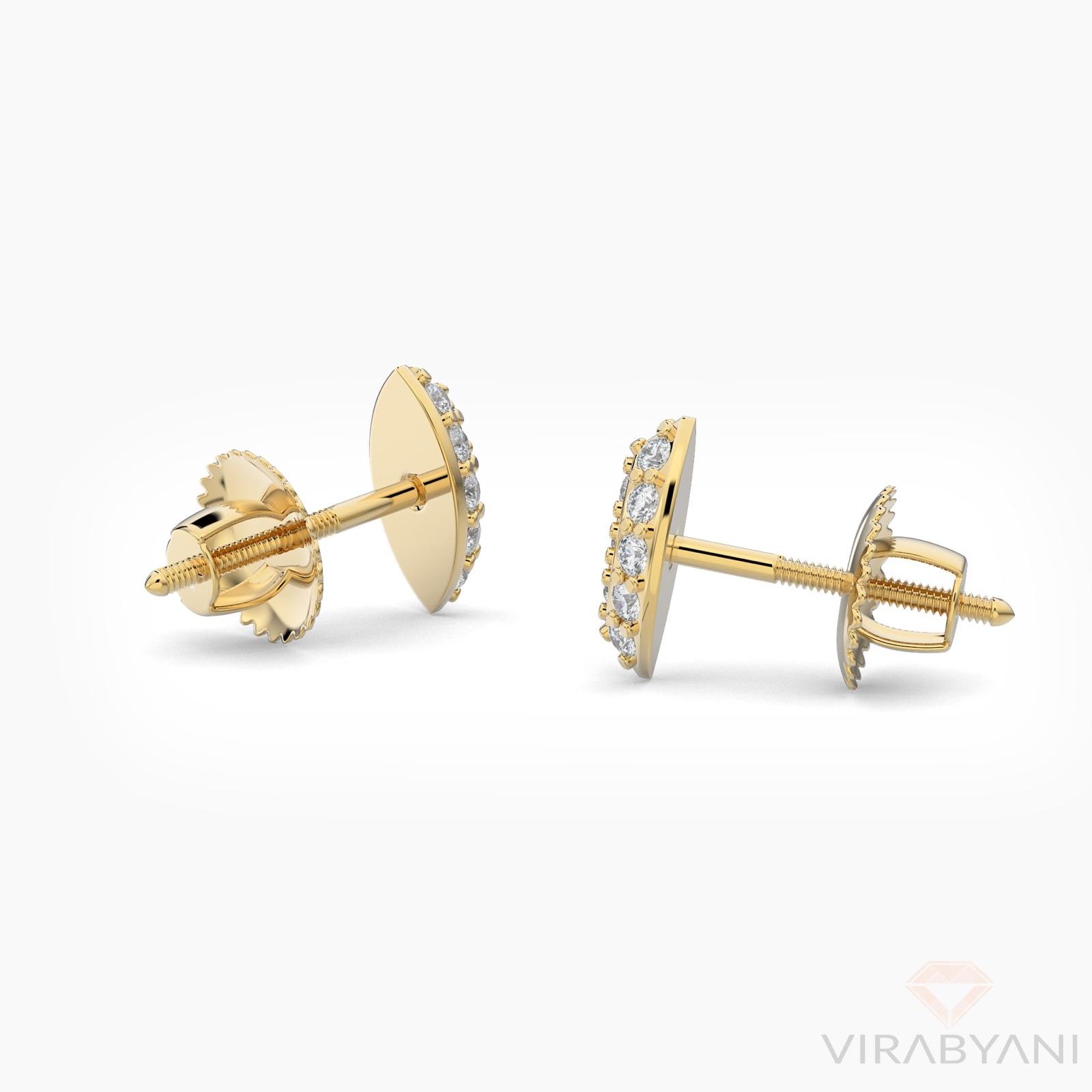 Marquise Shaped AMoré Pavé Stud Earrings With 0.20 ct. Diamonds