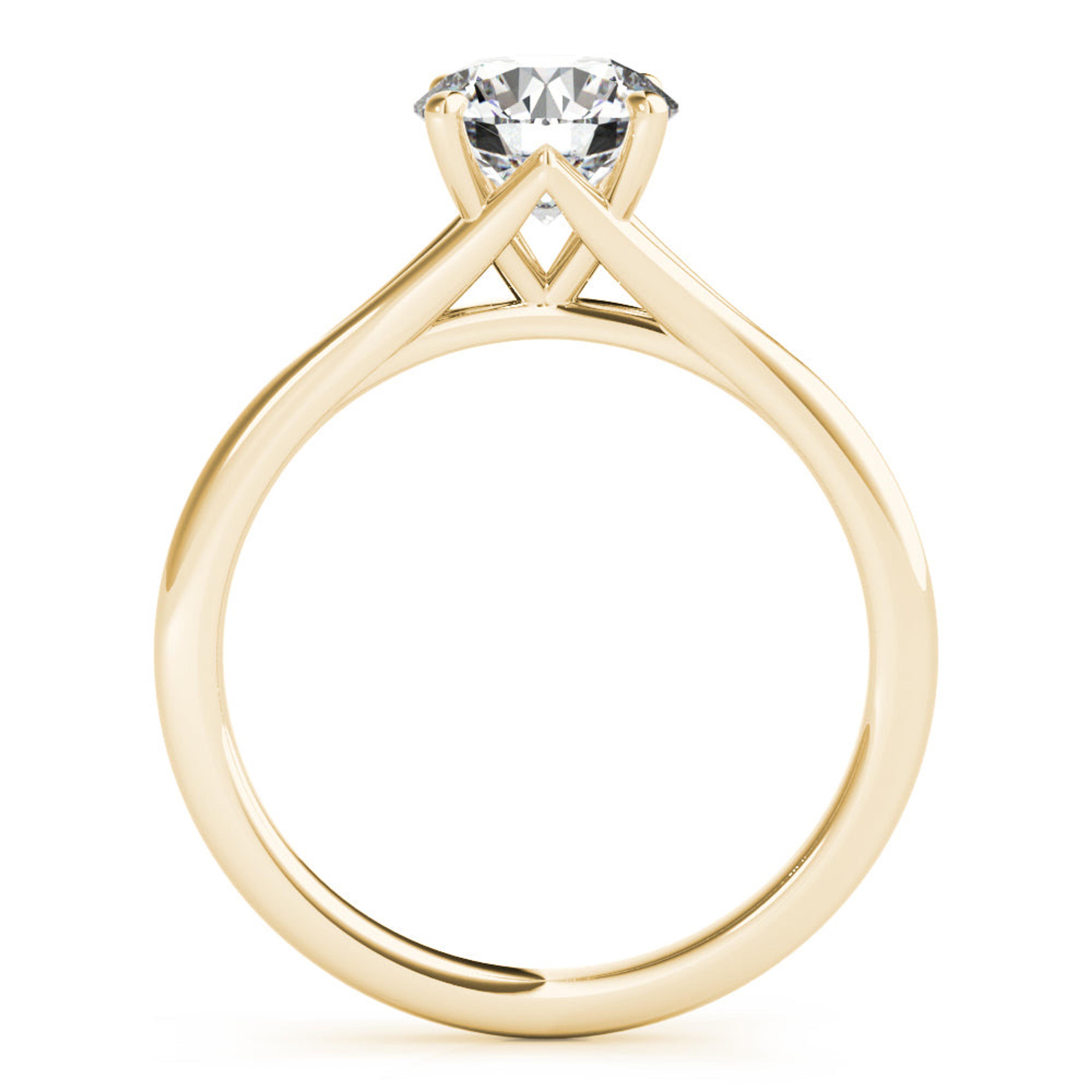 Aria Round  Diamond Solitaire Engagement Ring