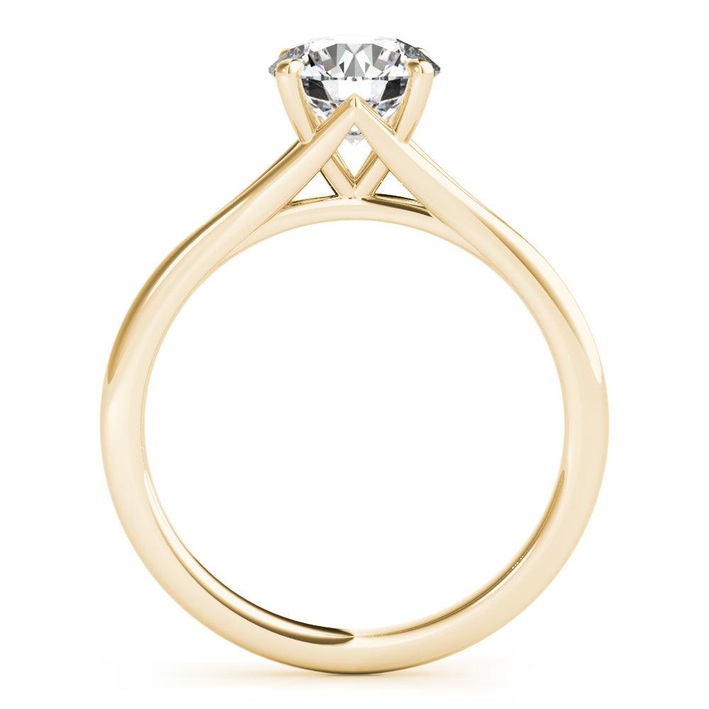 Aria Round Diamond Solitaire Engagement Ring