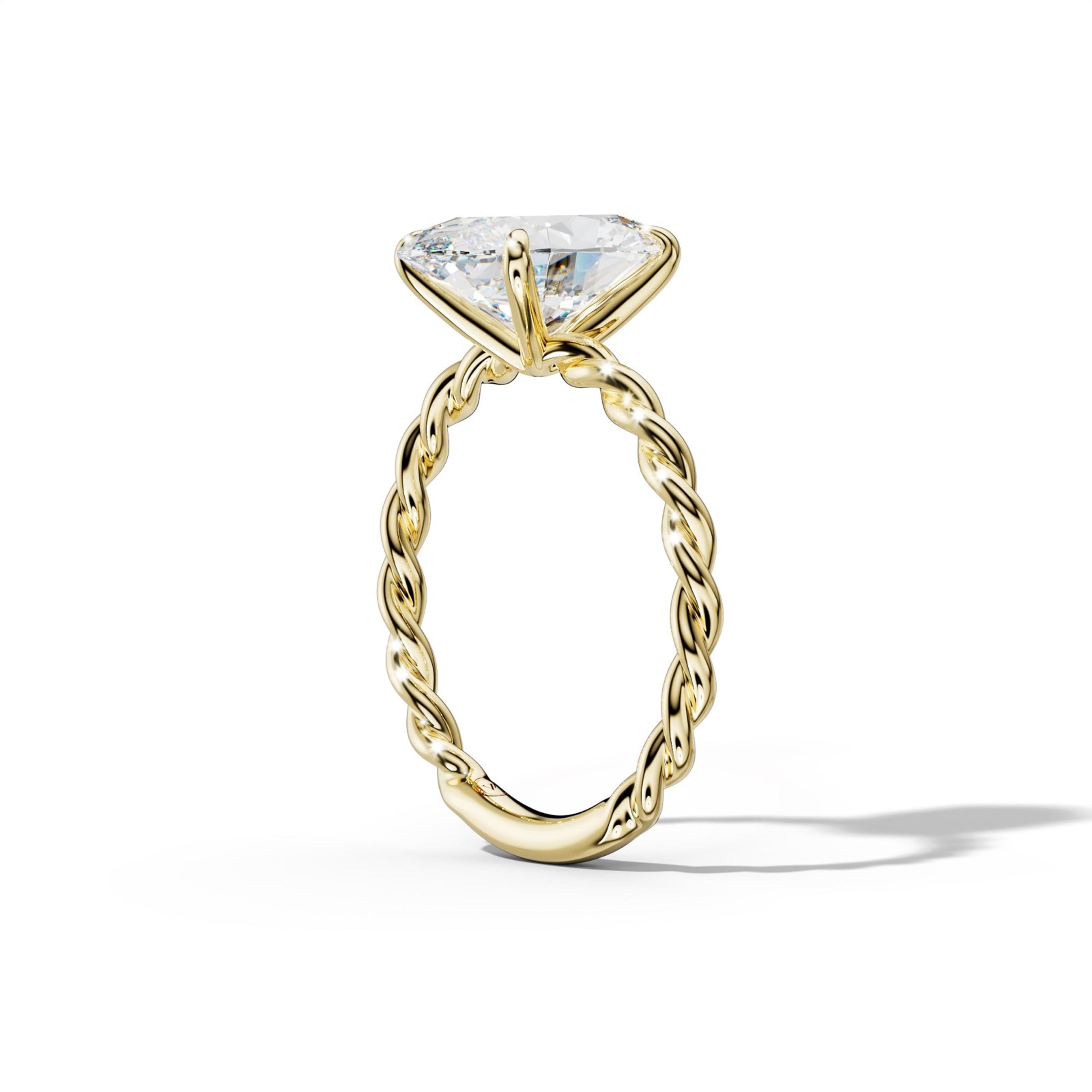 Sunny Oval Diamond Engagement Ring