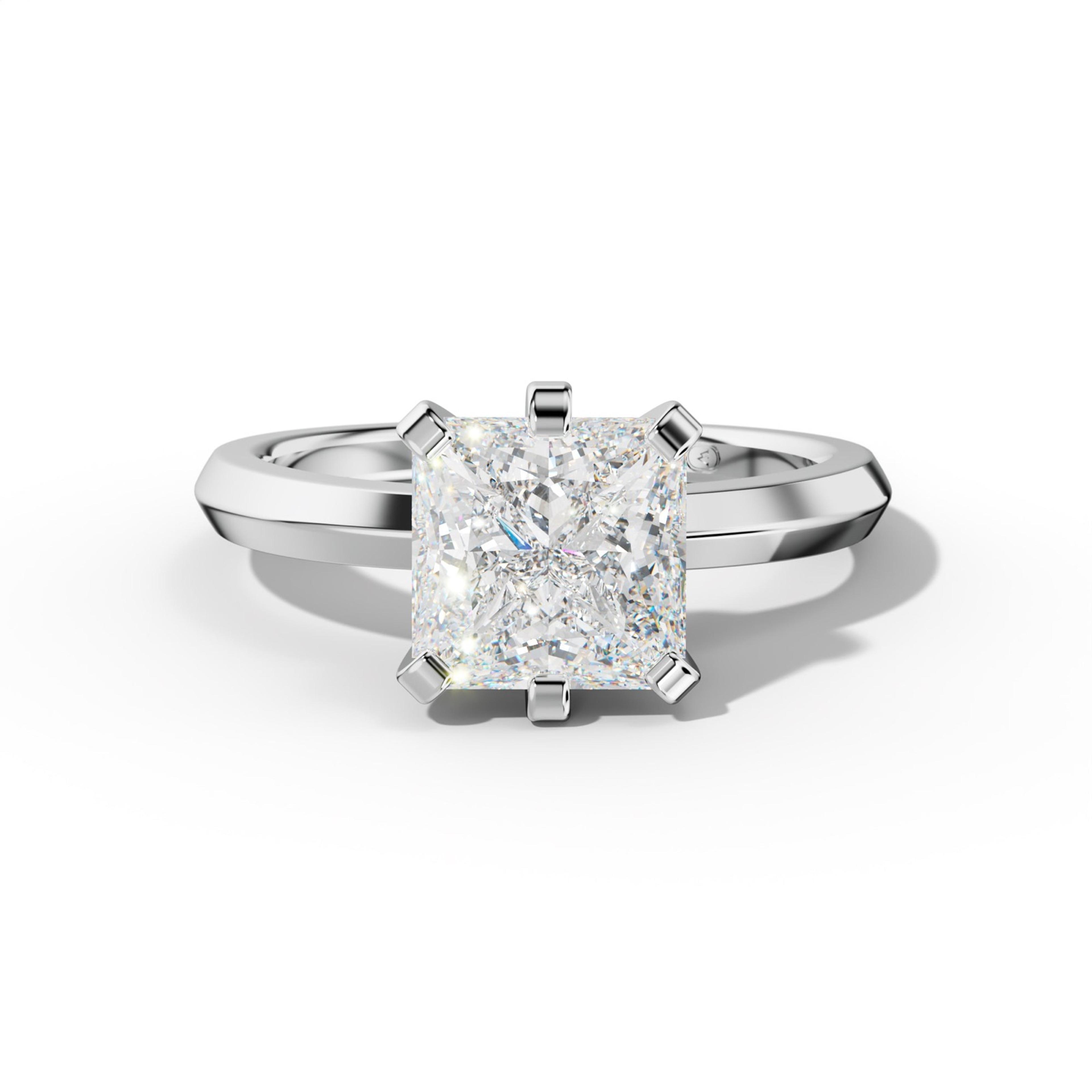 Lina Princess Cut Engagement Ring