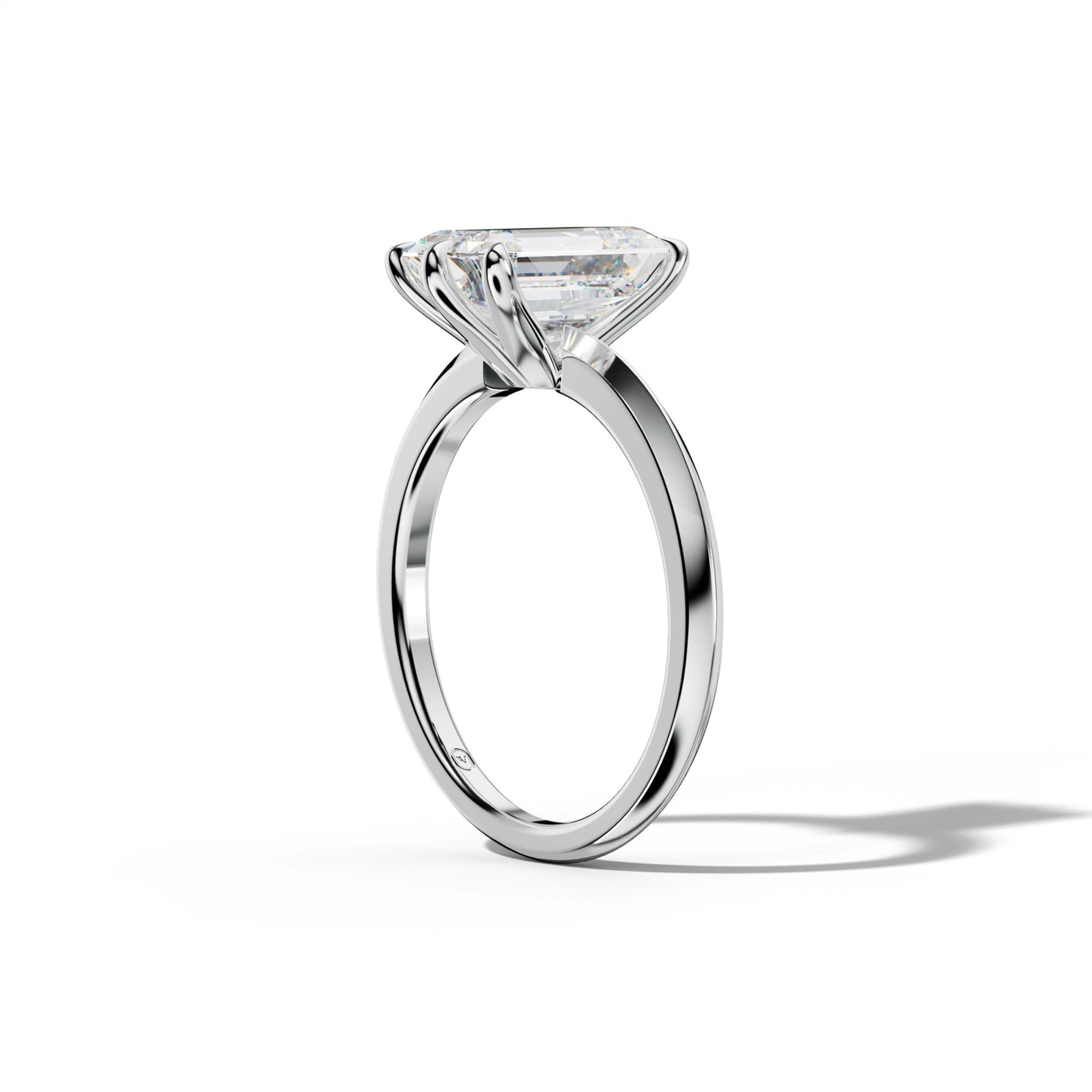 Myra Emerald Cut  Engagement Ring