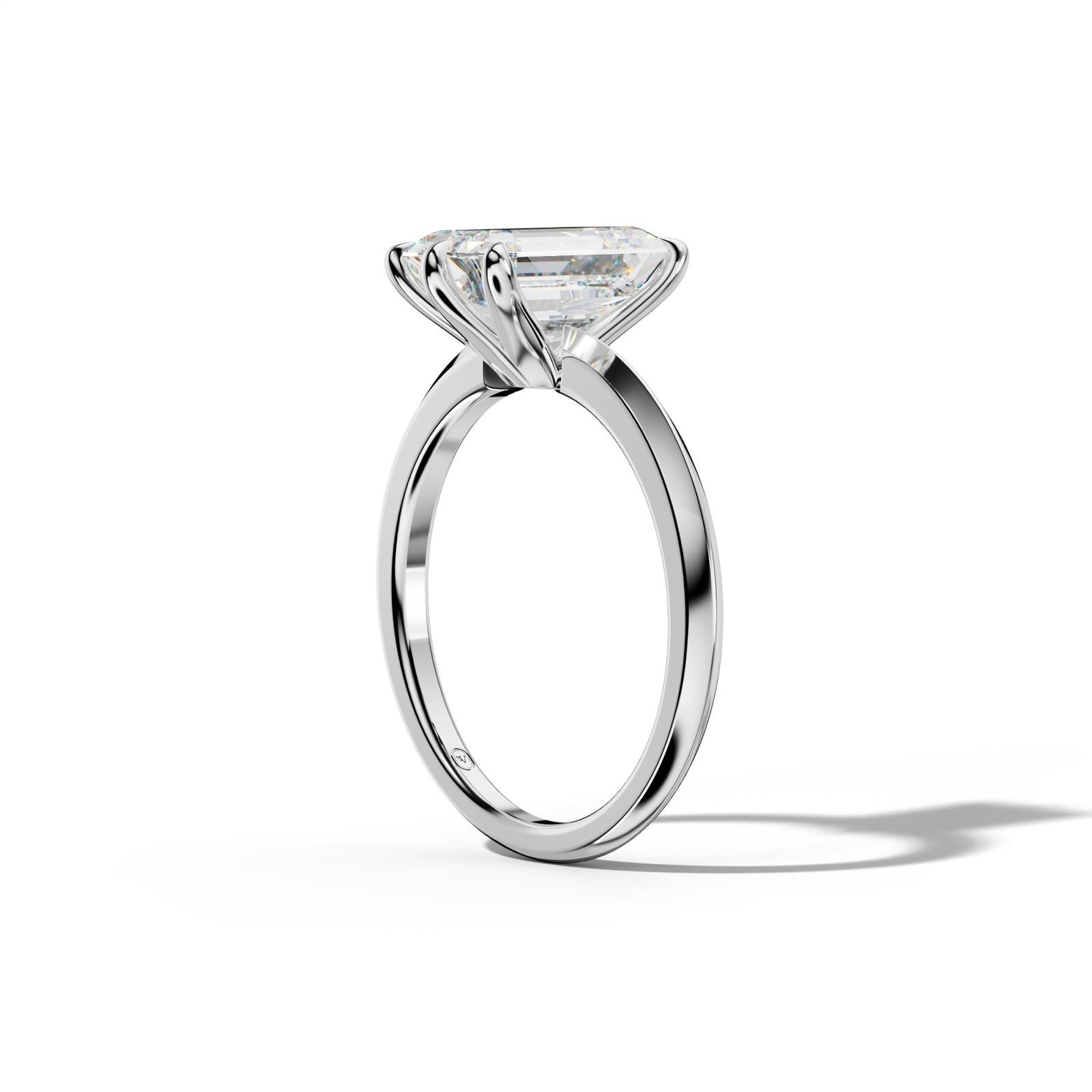 Myra Emerald Cut Engagement Ring