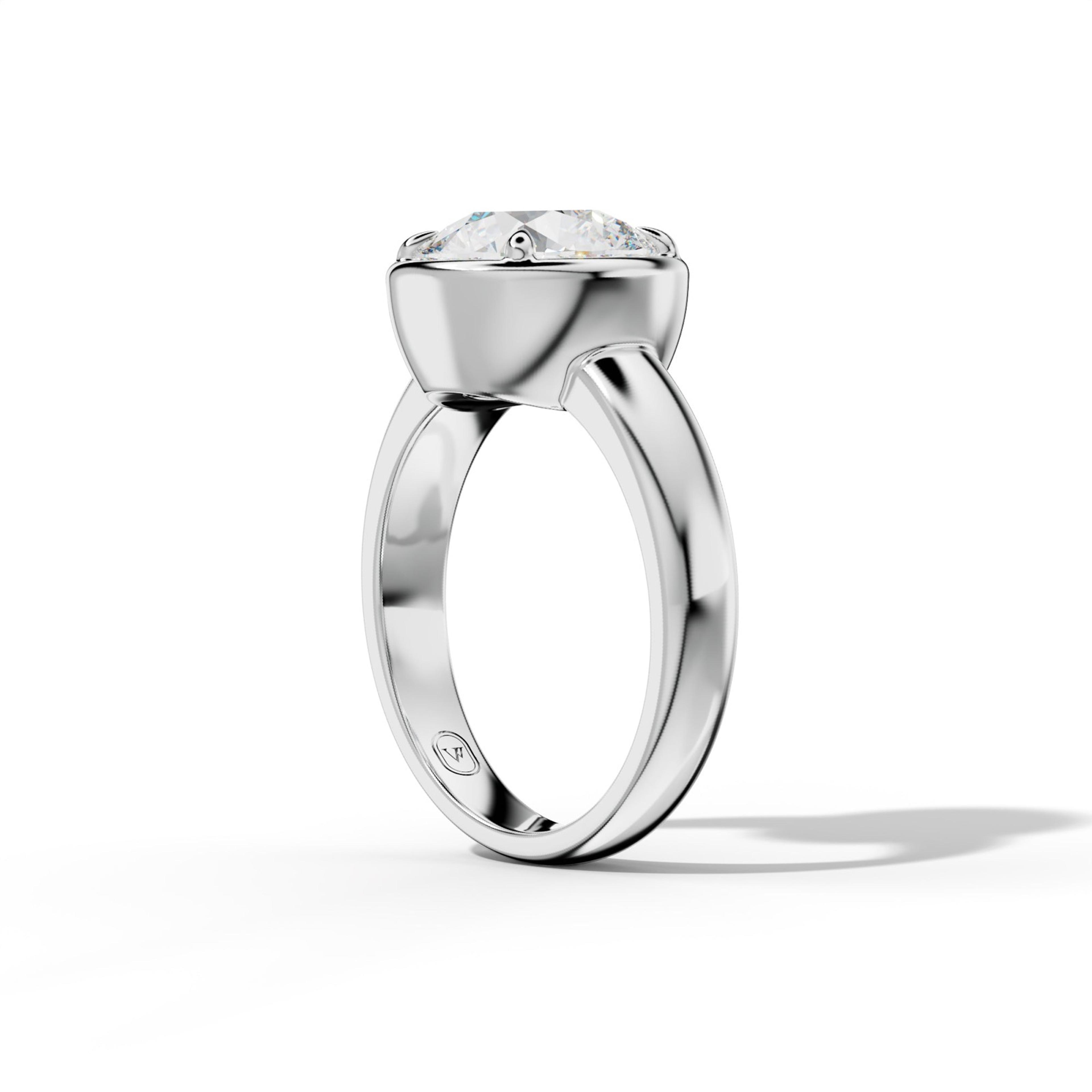 Giselle Round Diamond  Engagement Ring