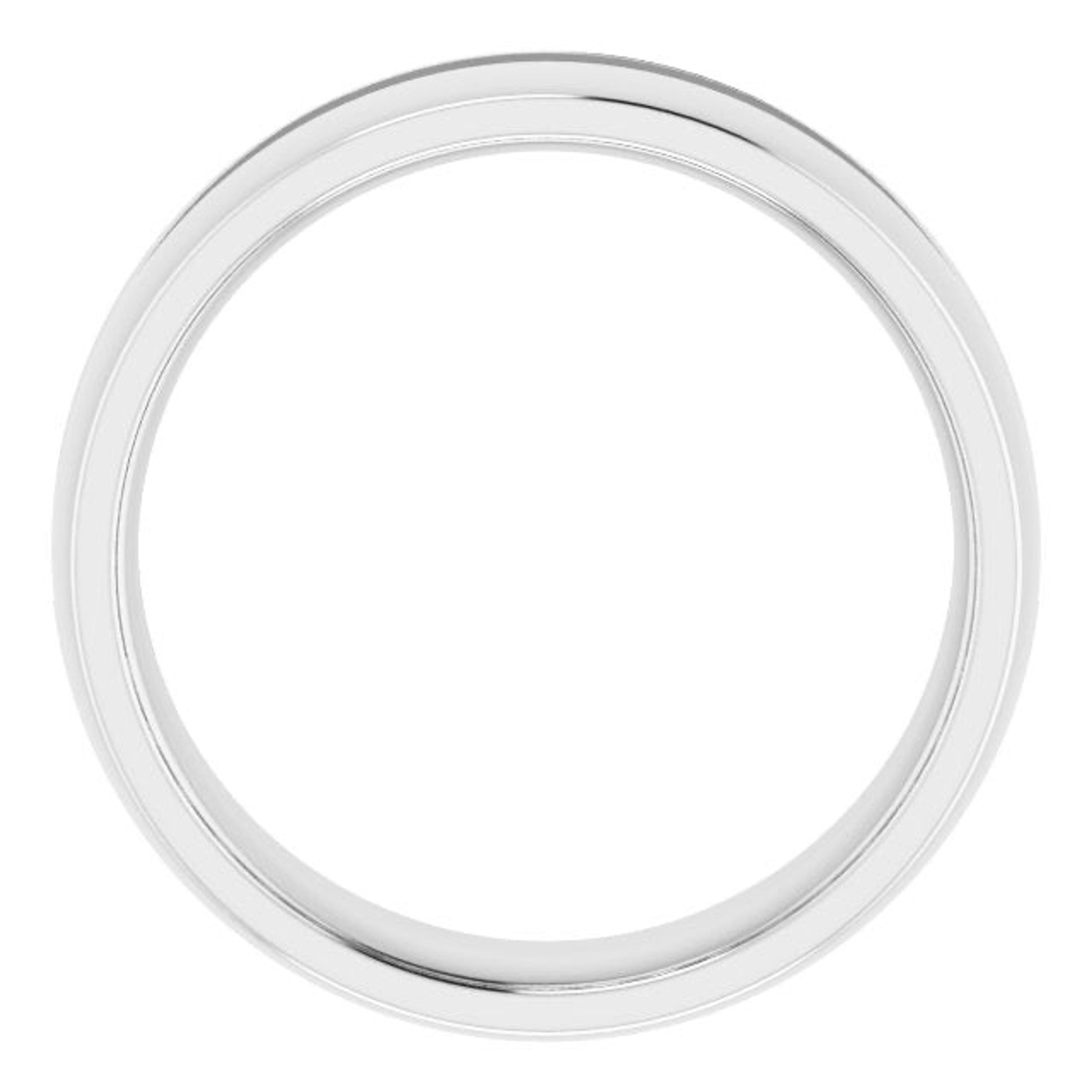 Channel Set Round Diamond Half Eternity Men's Band
