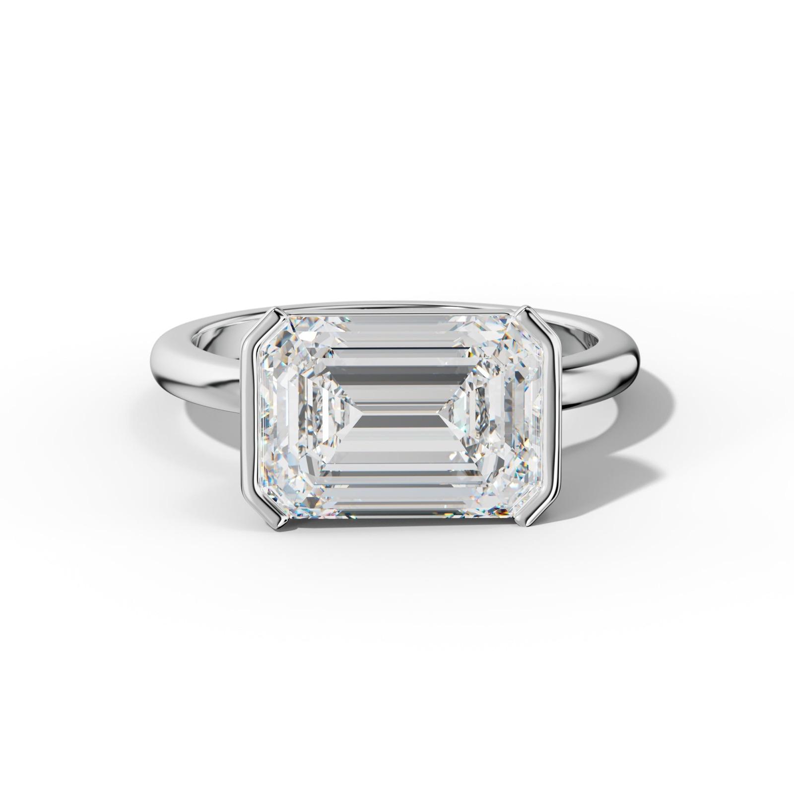Azalea Emerald Cut Engagement Ring