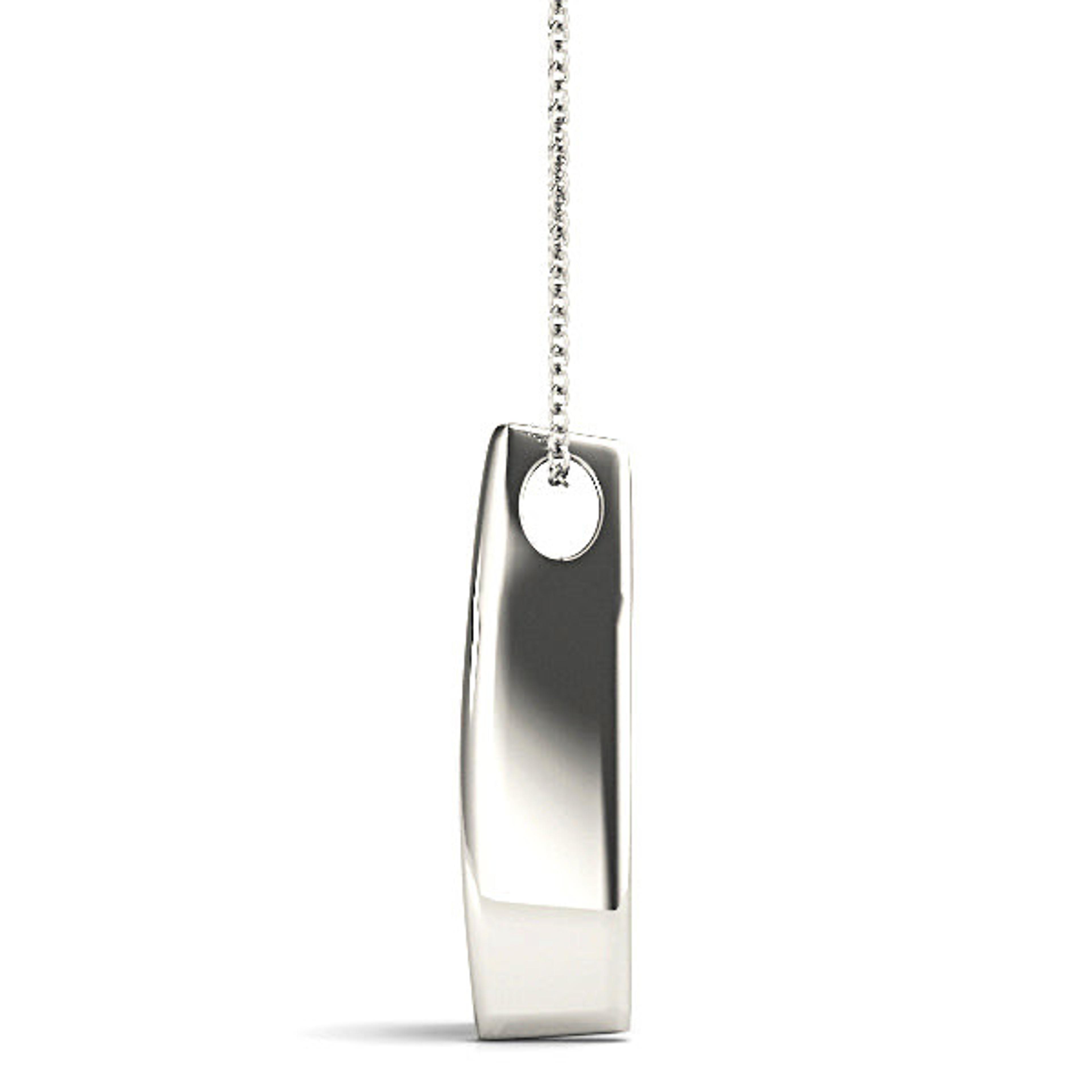 0.45 ctw Round Diamond Three Stone Necklace Pendant-VIRABYANI