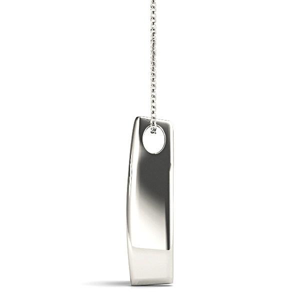 0.45 ctw Round Diamond Three Stone Necklace Pendant-VIRABYANI