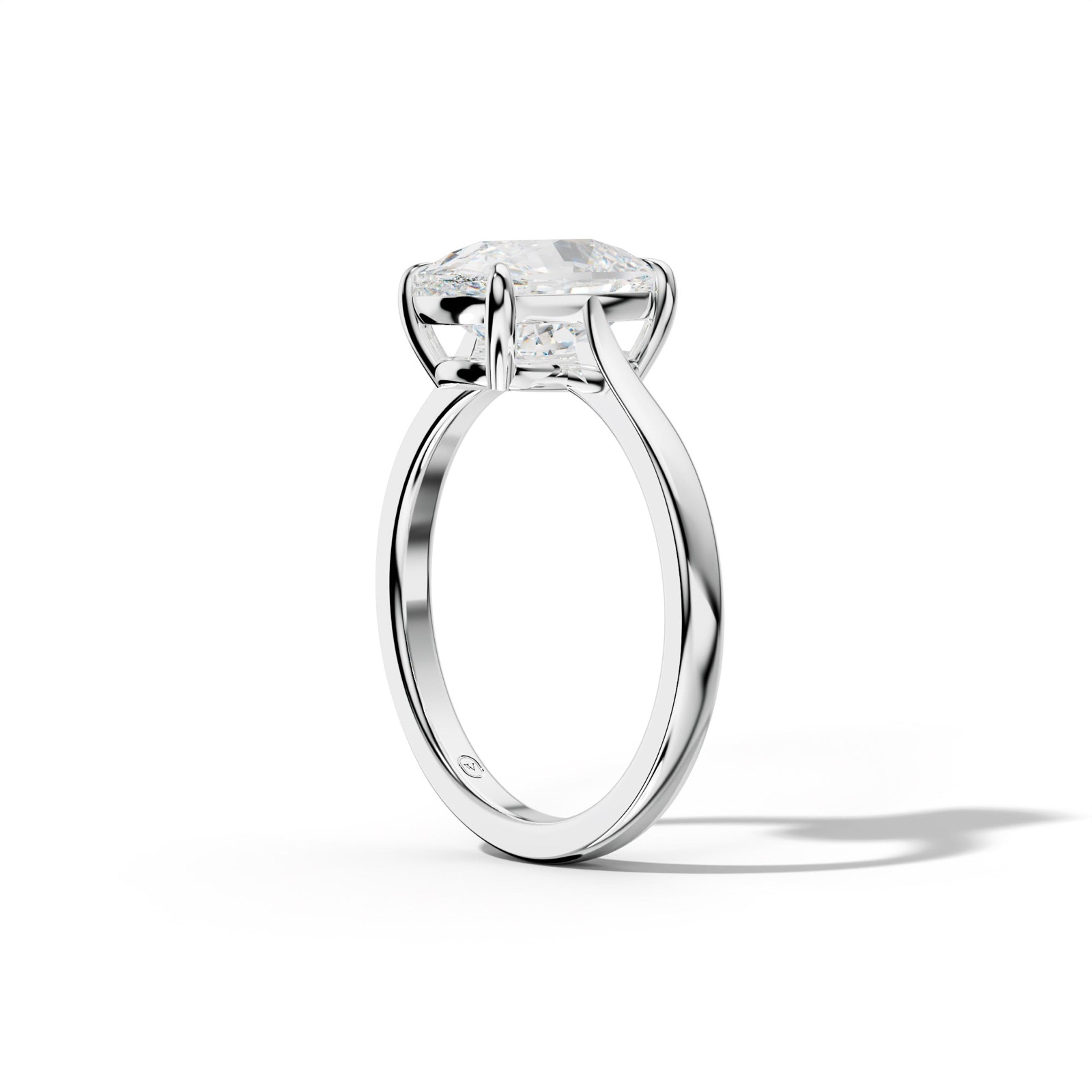 Freya Elongated Cushion Diamond Engagement Ring