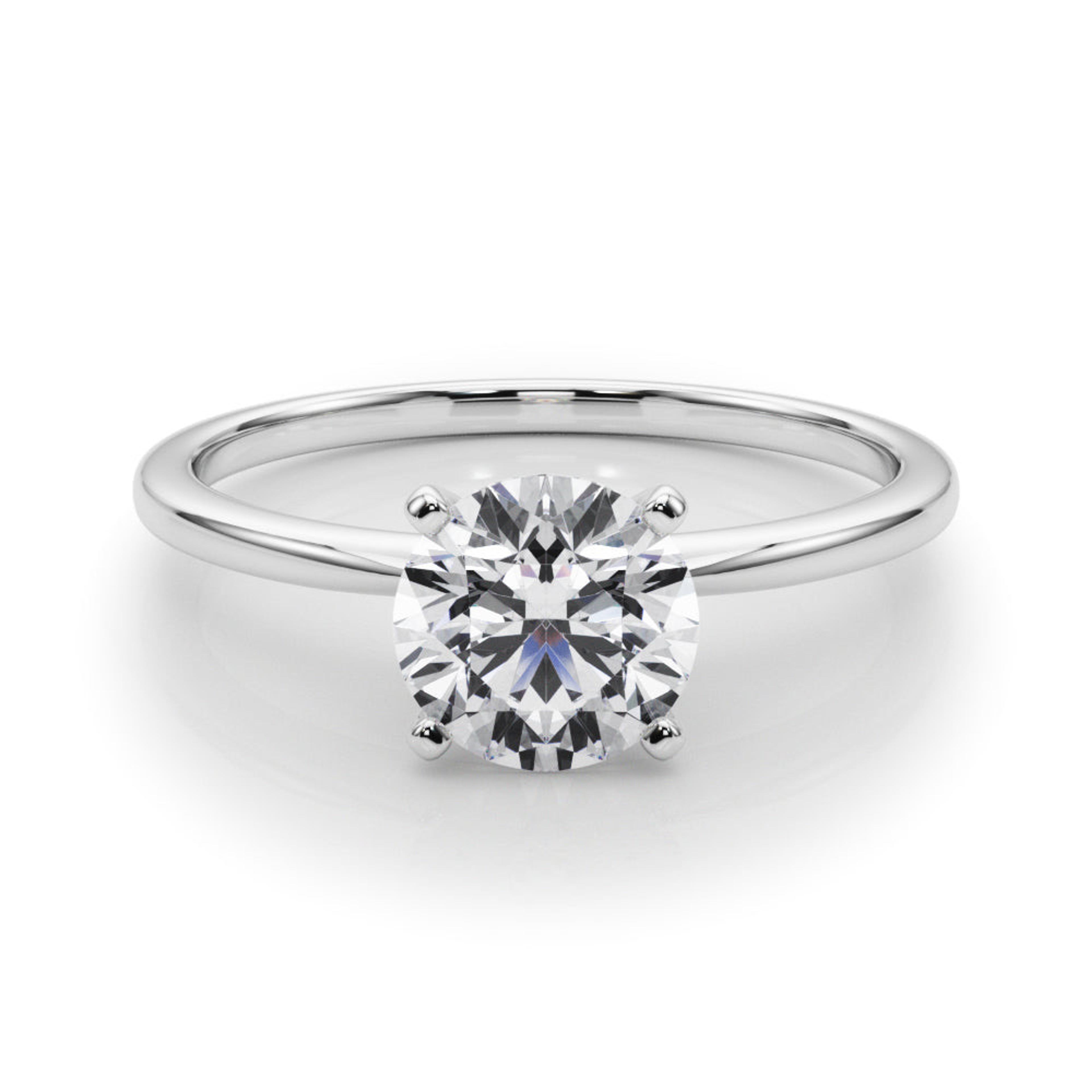 Angelica Round Solitaire Engagement Ring