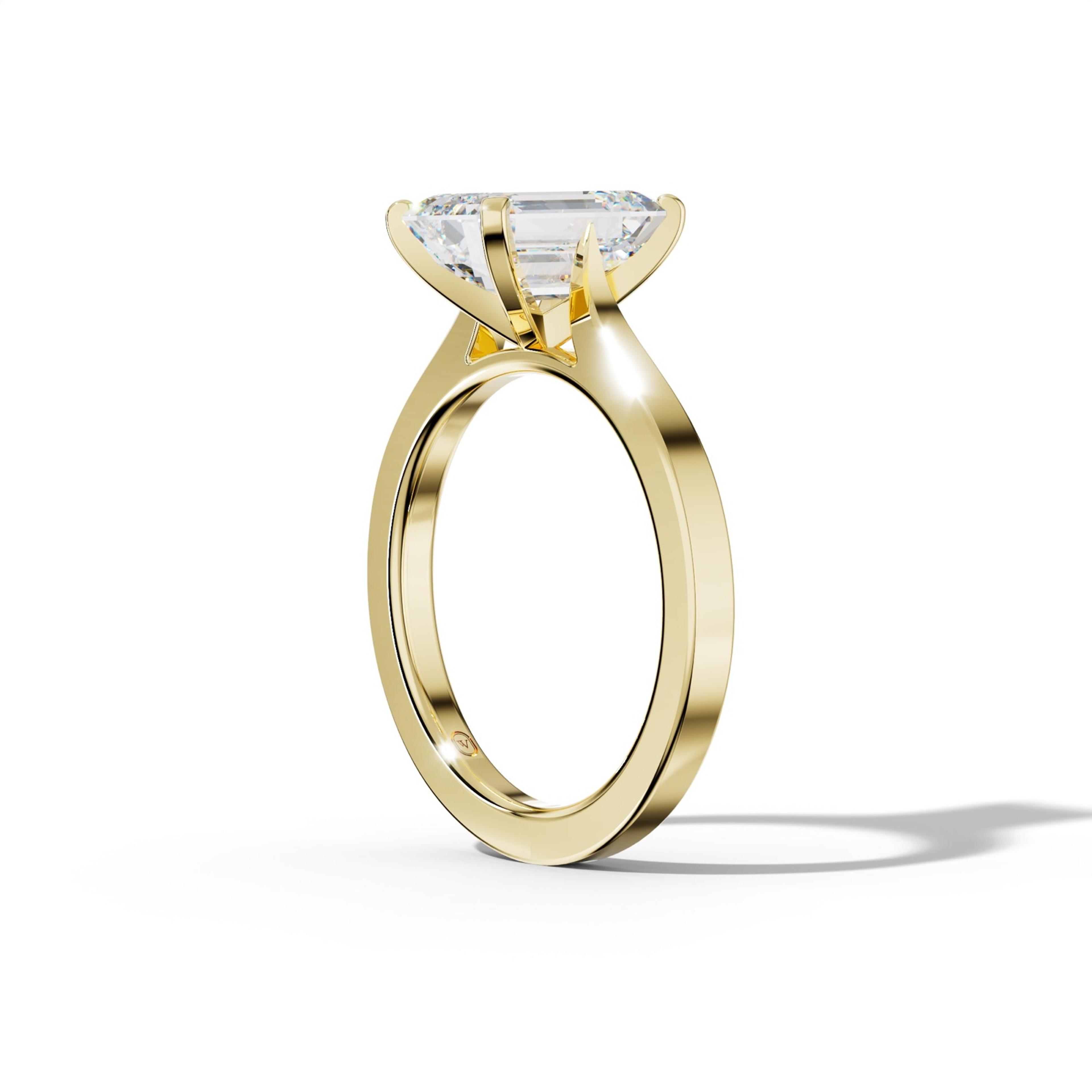 Amaya Emerald Cut Engagement Ring