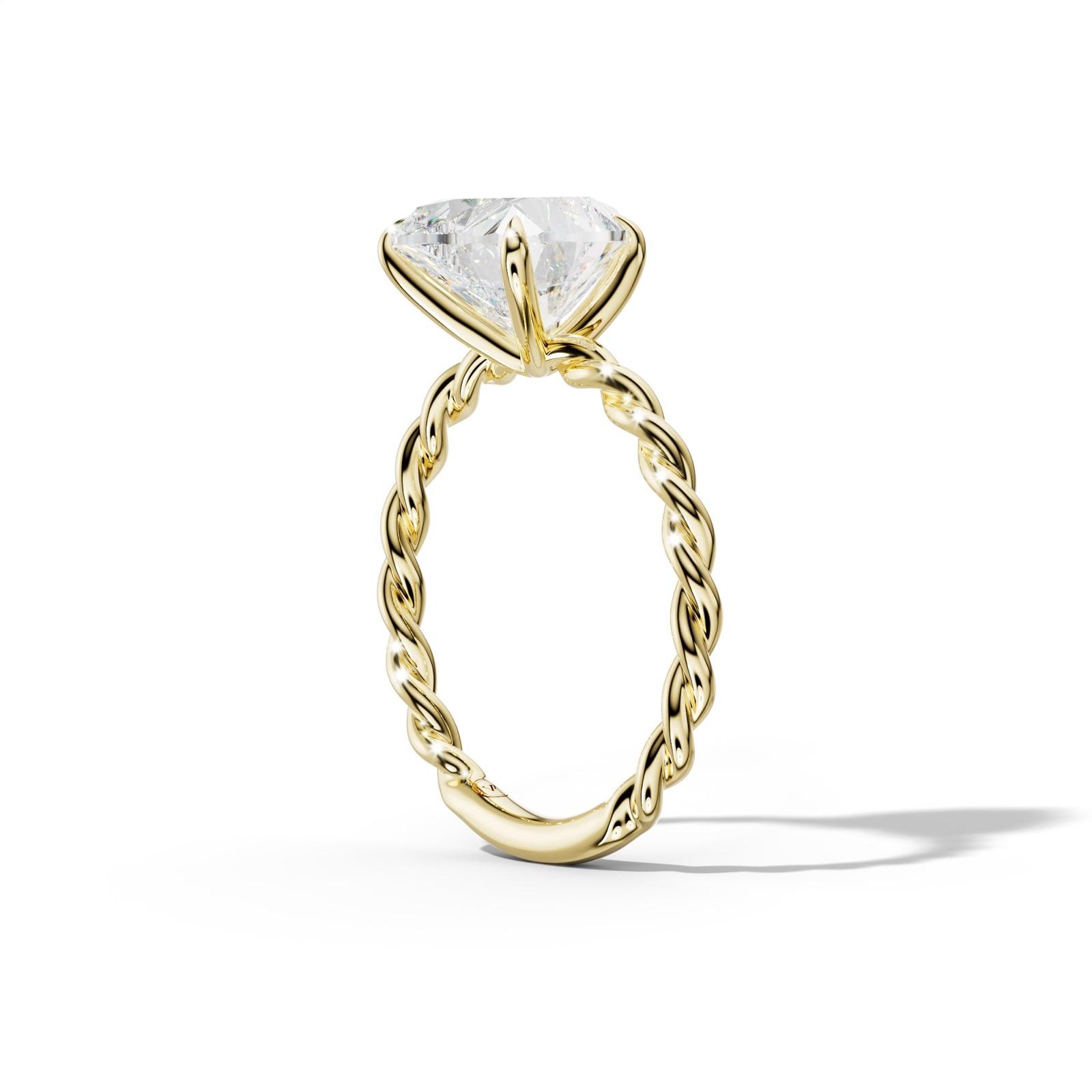 Sunny Heart Diamond Engagement Ring