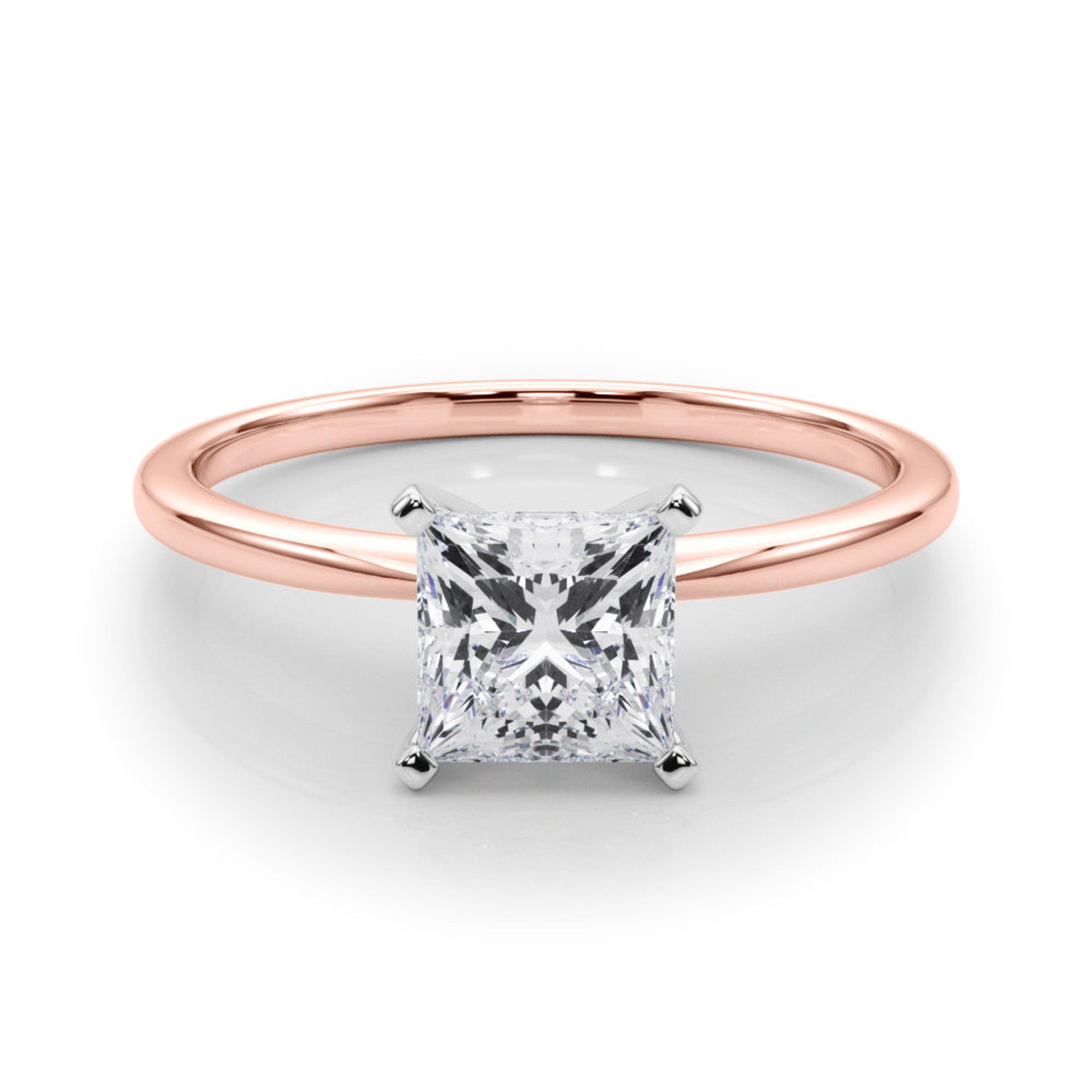 Angelica Princess Solitaire Engagement Ring