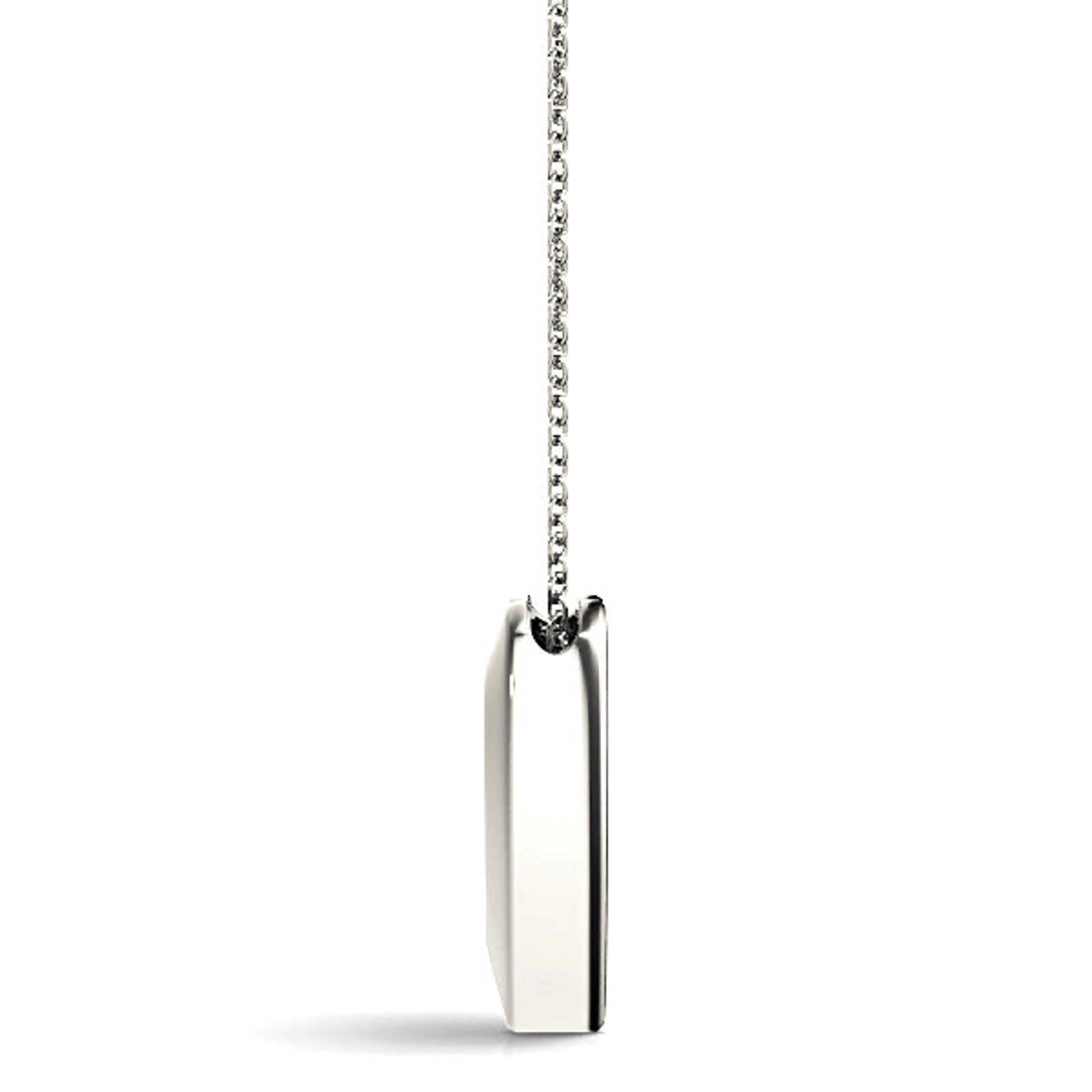 Diamond in Hearth Solitaire Necklace Pendant-VIRABYANI