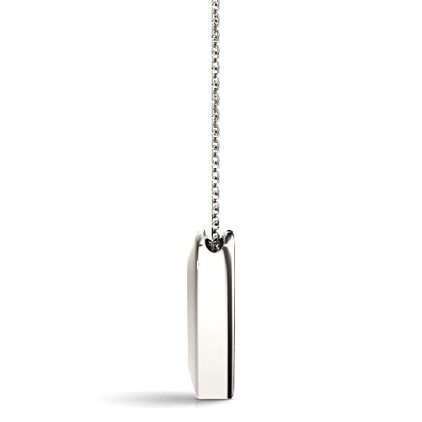 Diamond in Hearth Solitaire Necklace Pendant-VIRABYANI