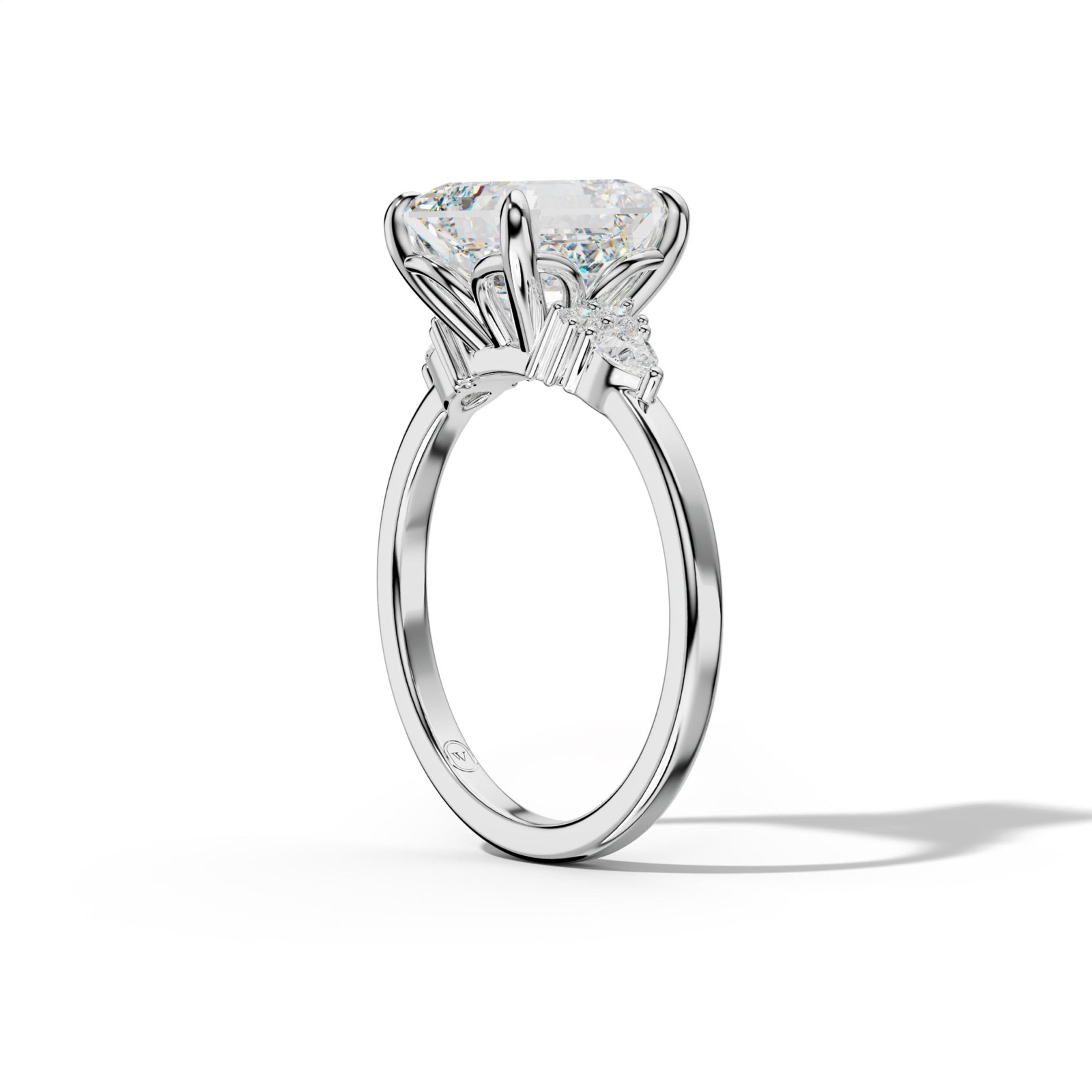 Sienna Asscher Cut Engagement Ring