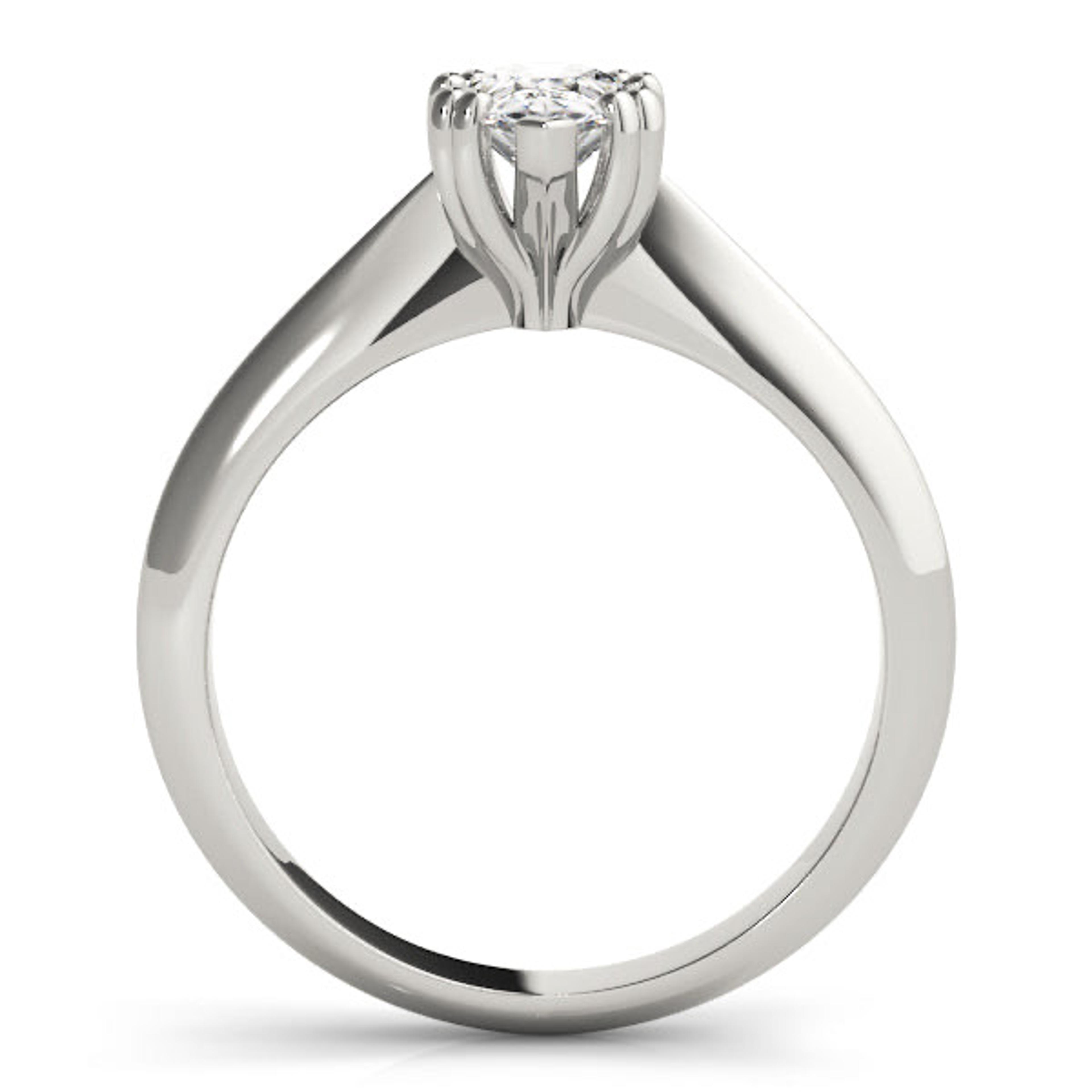 Ava Pear Lab Grown Diamond Solitaire Engagement Ring IGI Certified