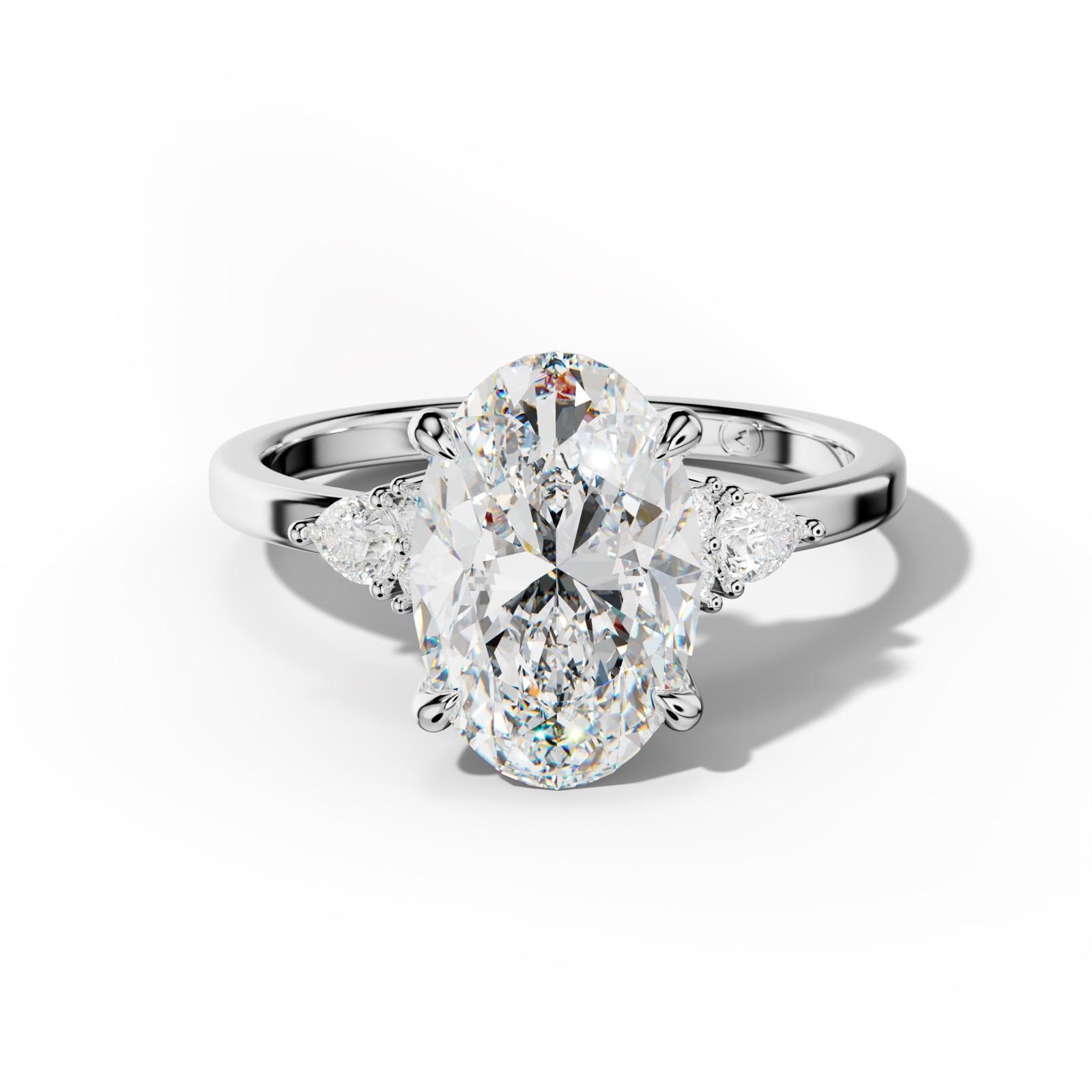 Sienna Oval Diamond Cut Engagement Ring