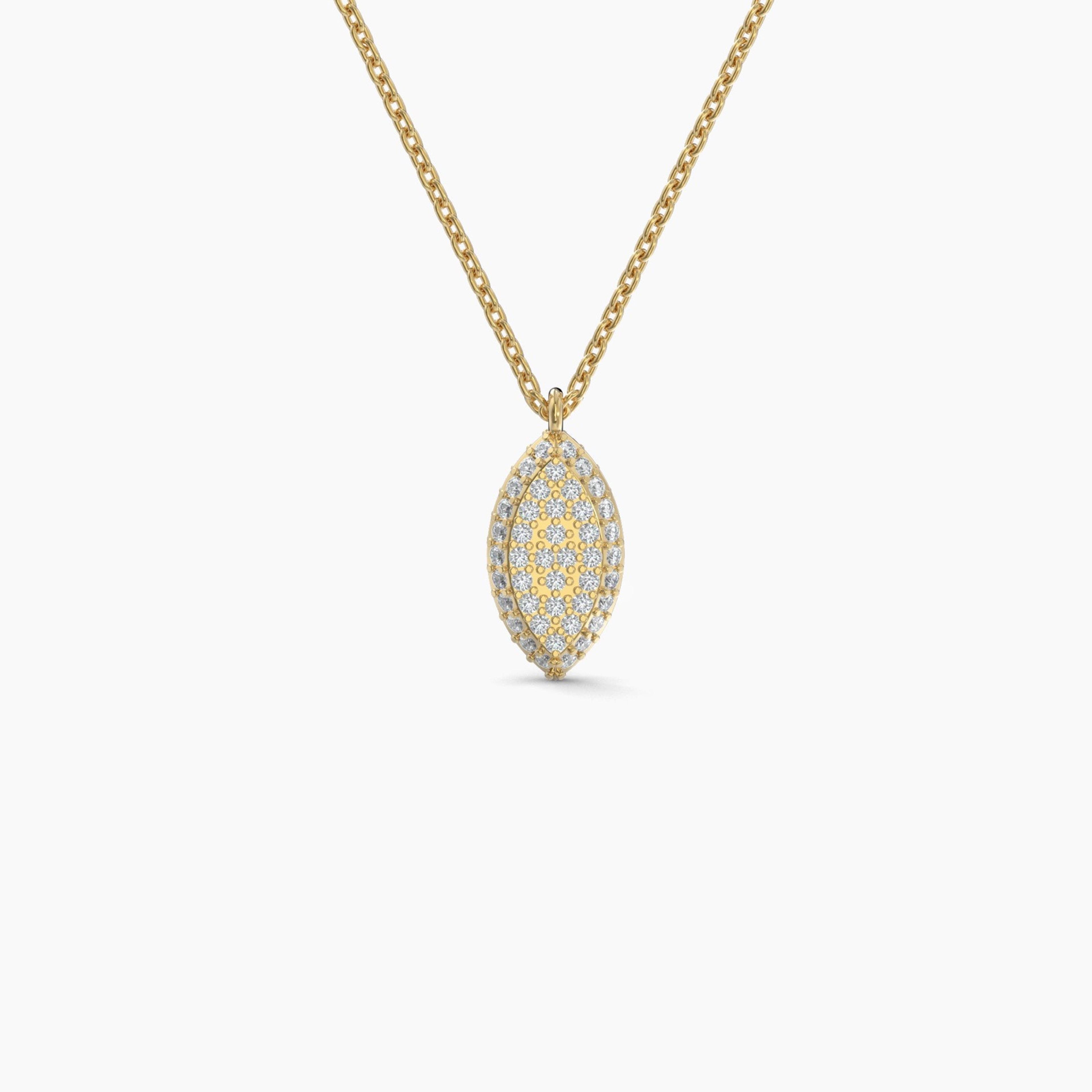 Marquise Shaped AMoré Pavé Necklace With 0.35ct. Diamonds