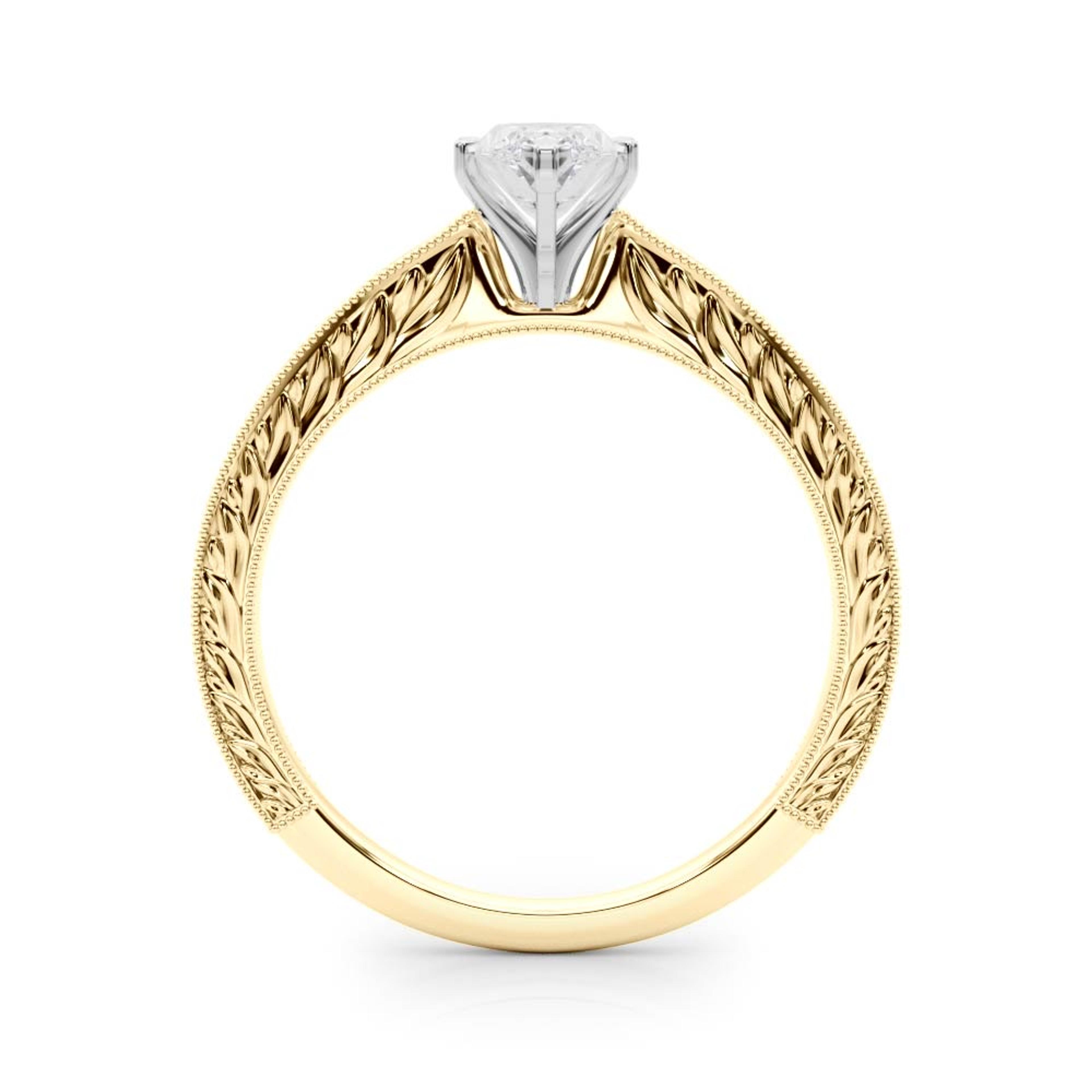Victoria Marquise Diamond Solitaire Engagement Ring