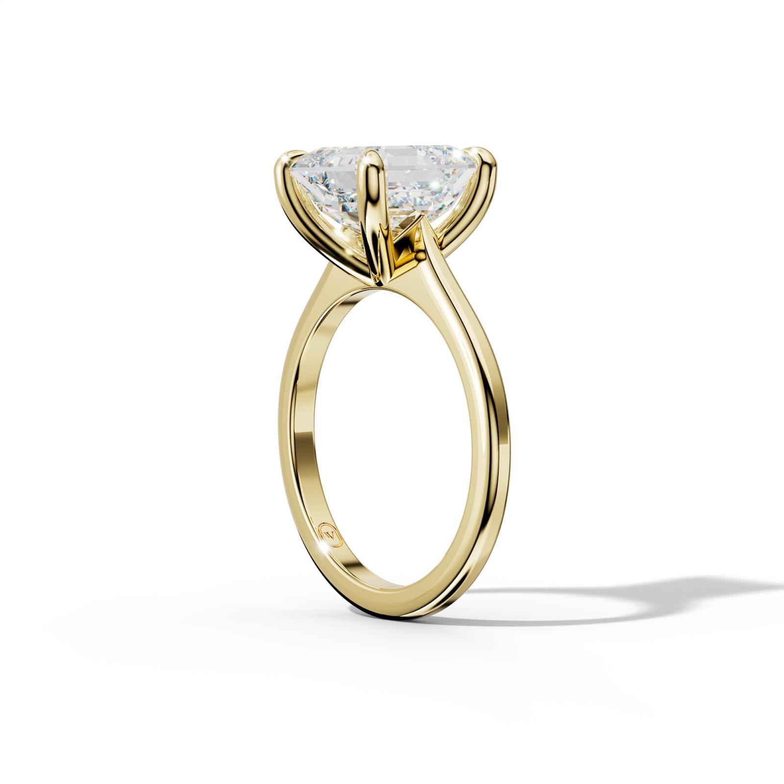 Madeline Asscher Cut Engagement Ring