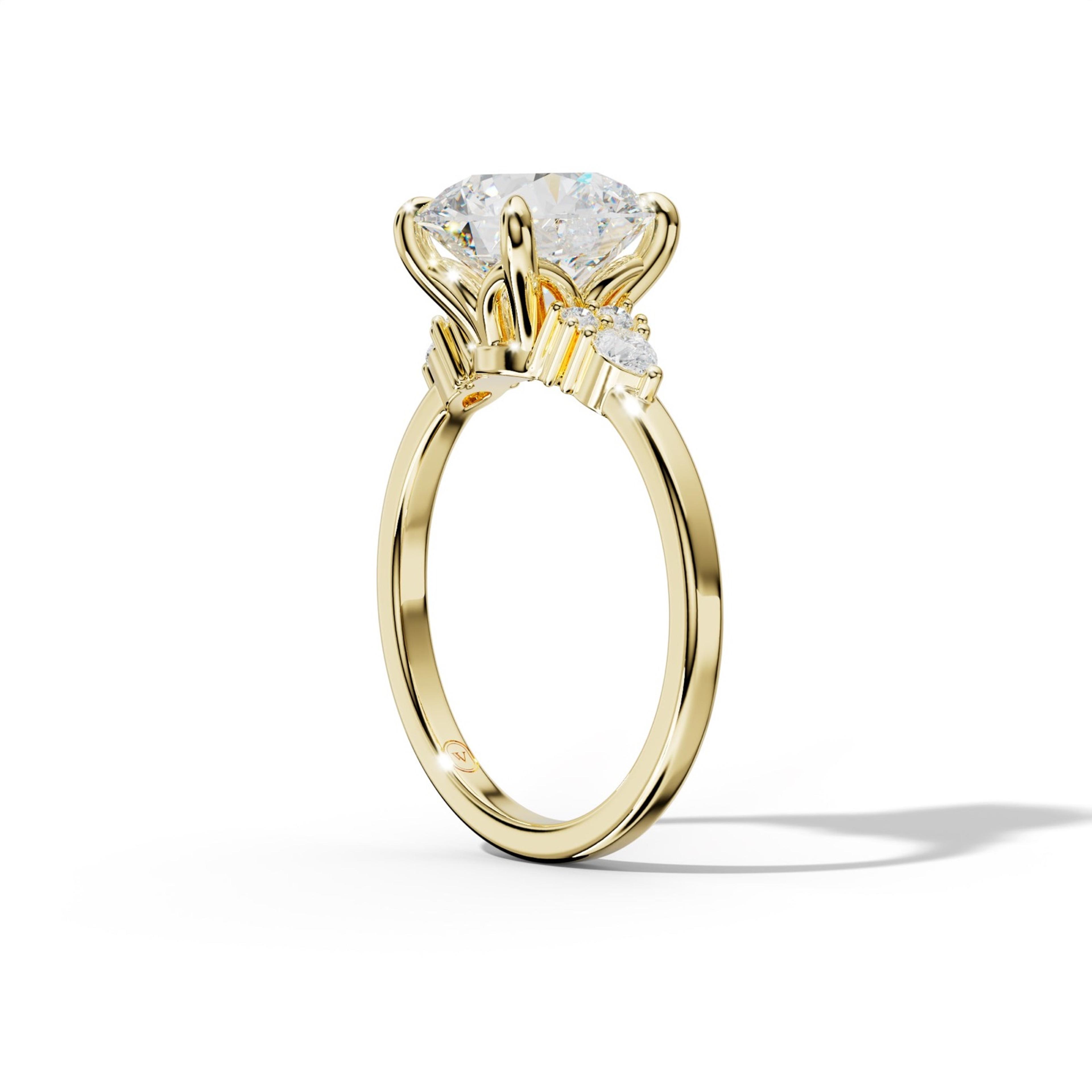 Sienna Round Diamond Engagement Ring
