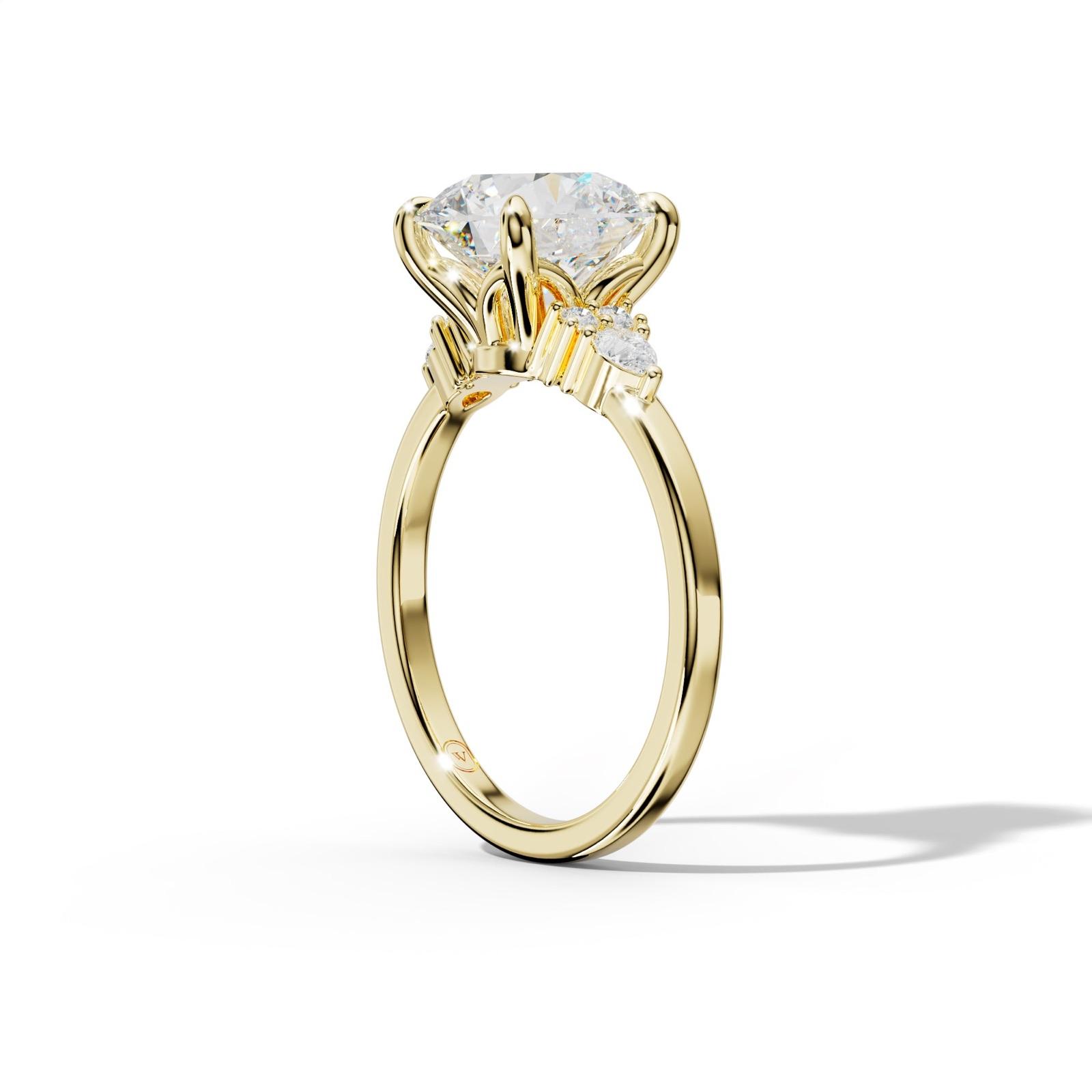 Sienna Round Diamond Engagement Ring