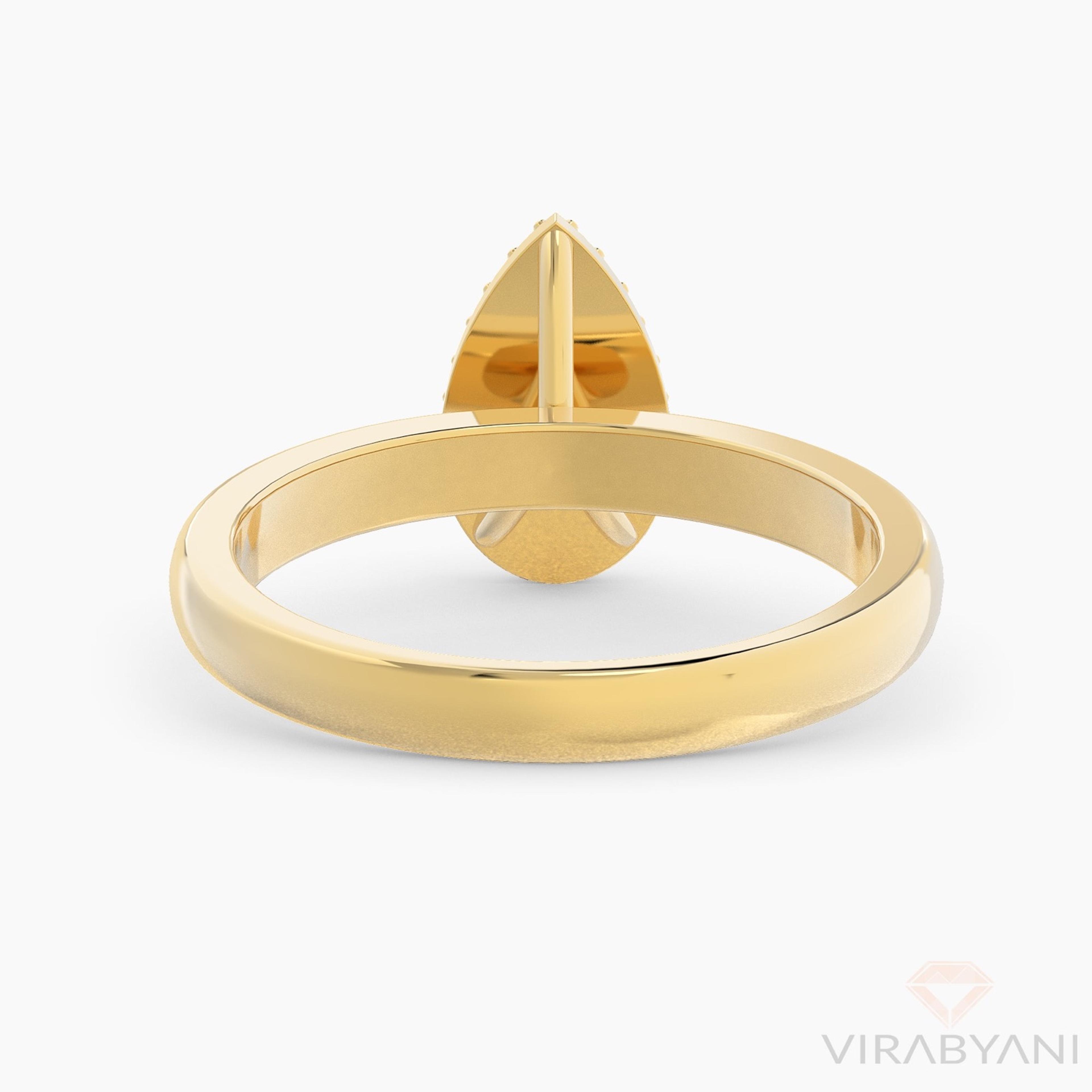 Pear Shaped AMoré Pavé Ring With 0.35 ct. Diamonds