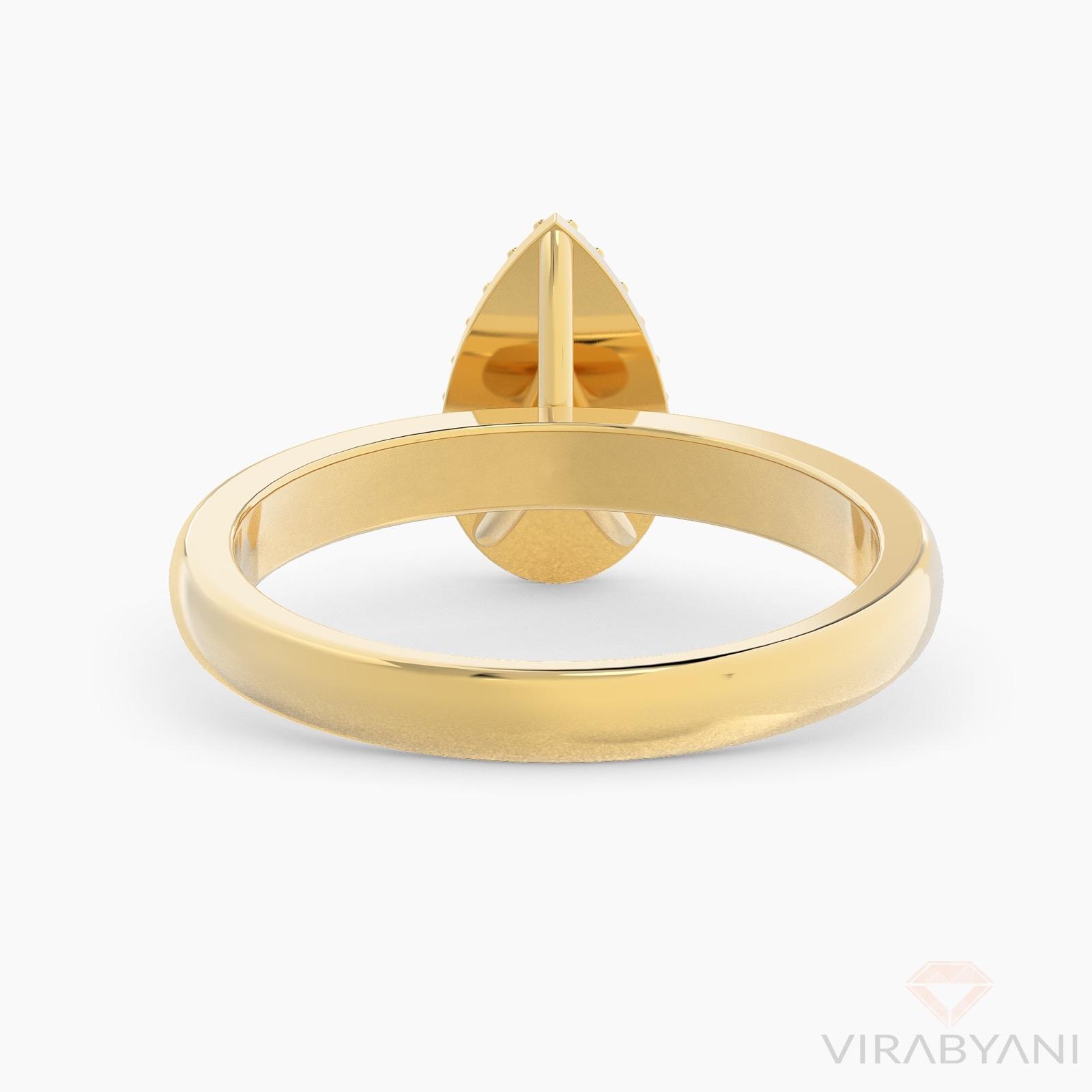 Pear Shaped AMoré Pavé Ring With 0.35 ct. Diamonds
