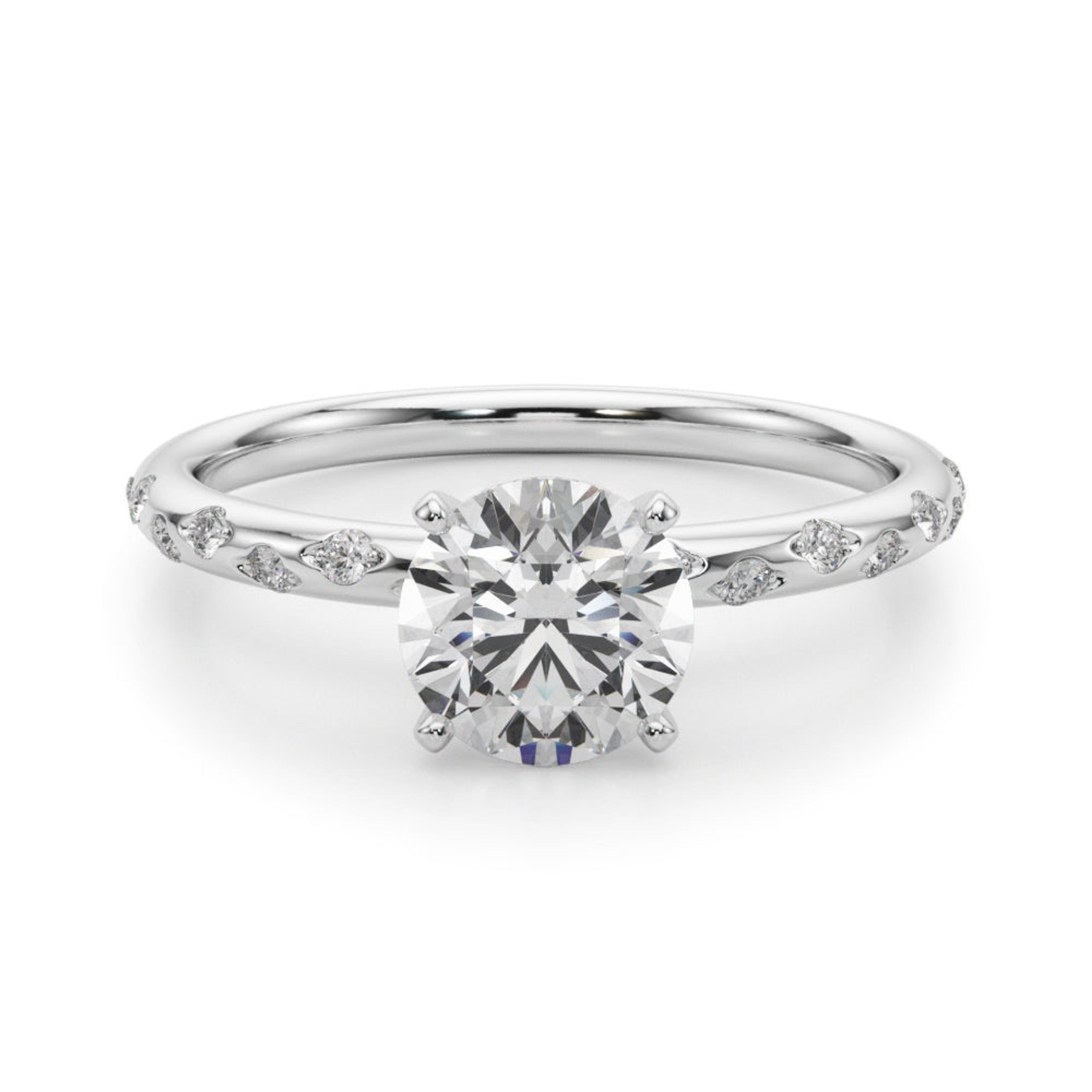 Blair Round Diamond Solitaire Engagement Ring