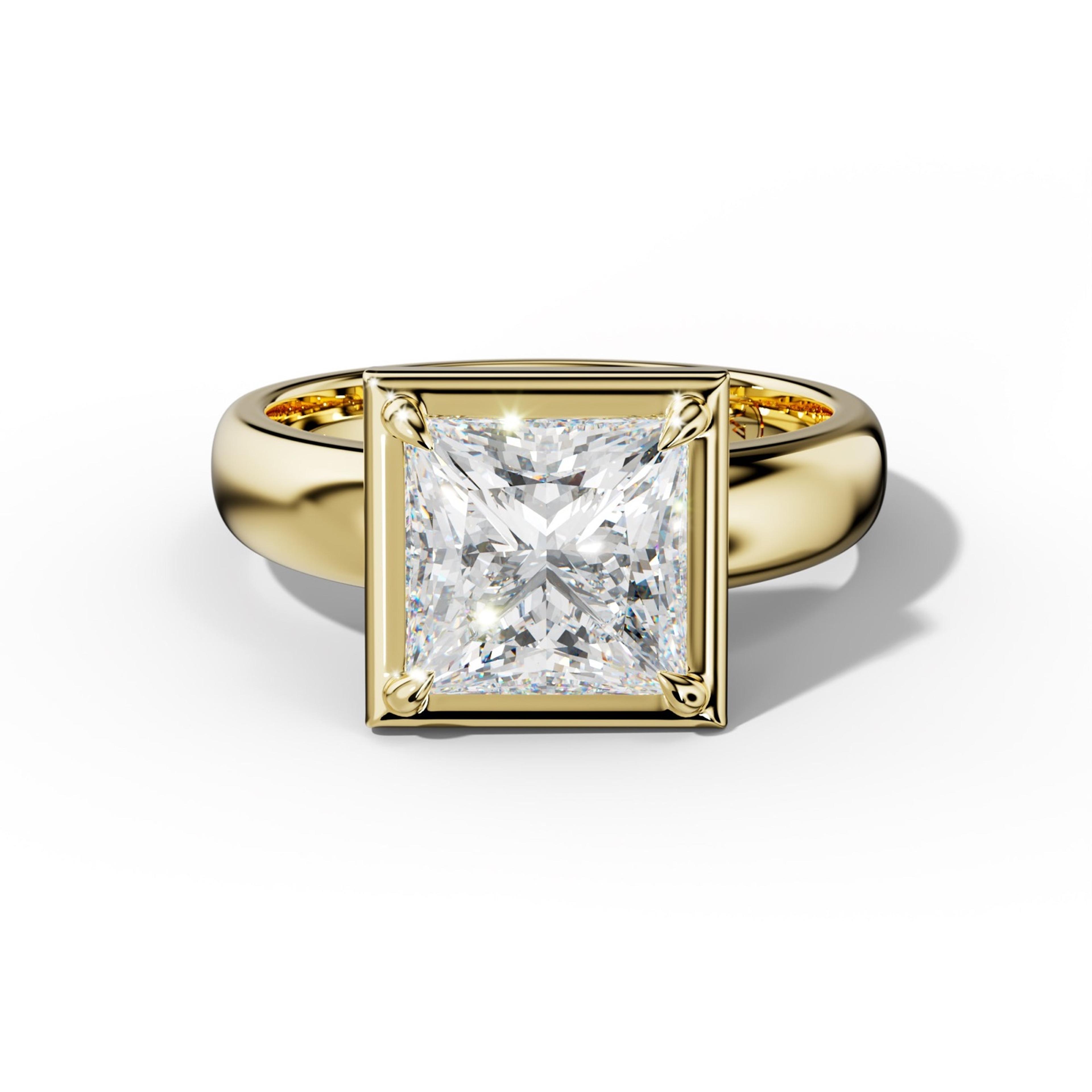 Giselle Princess Cut Engagement Ring