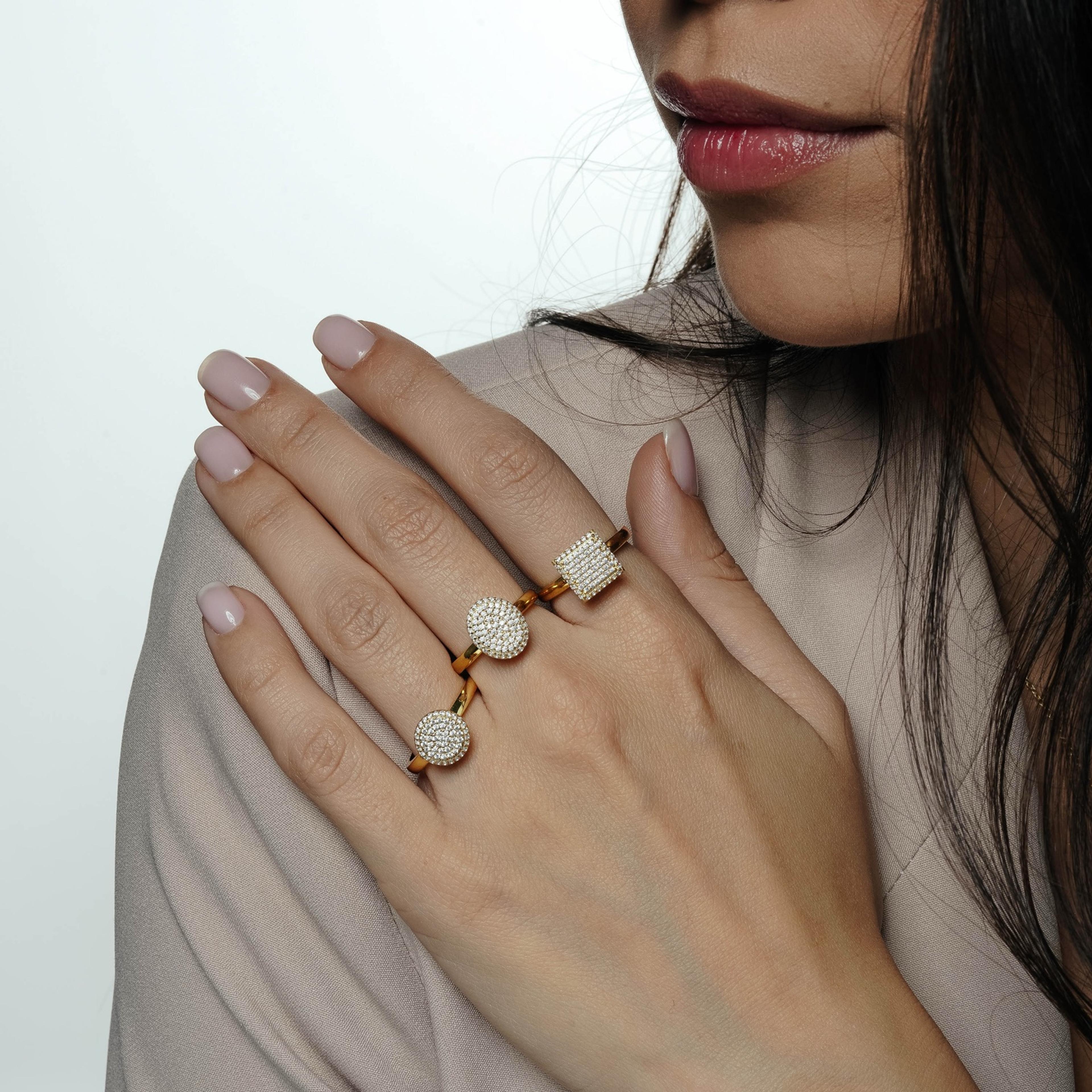 Round Shaped AMoré Pavé Ring With 0.50 ct. Diamonds
