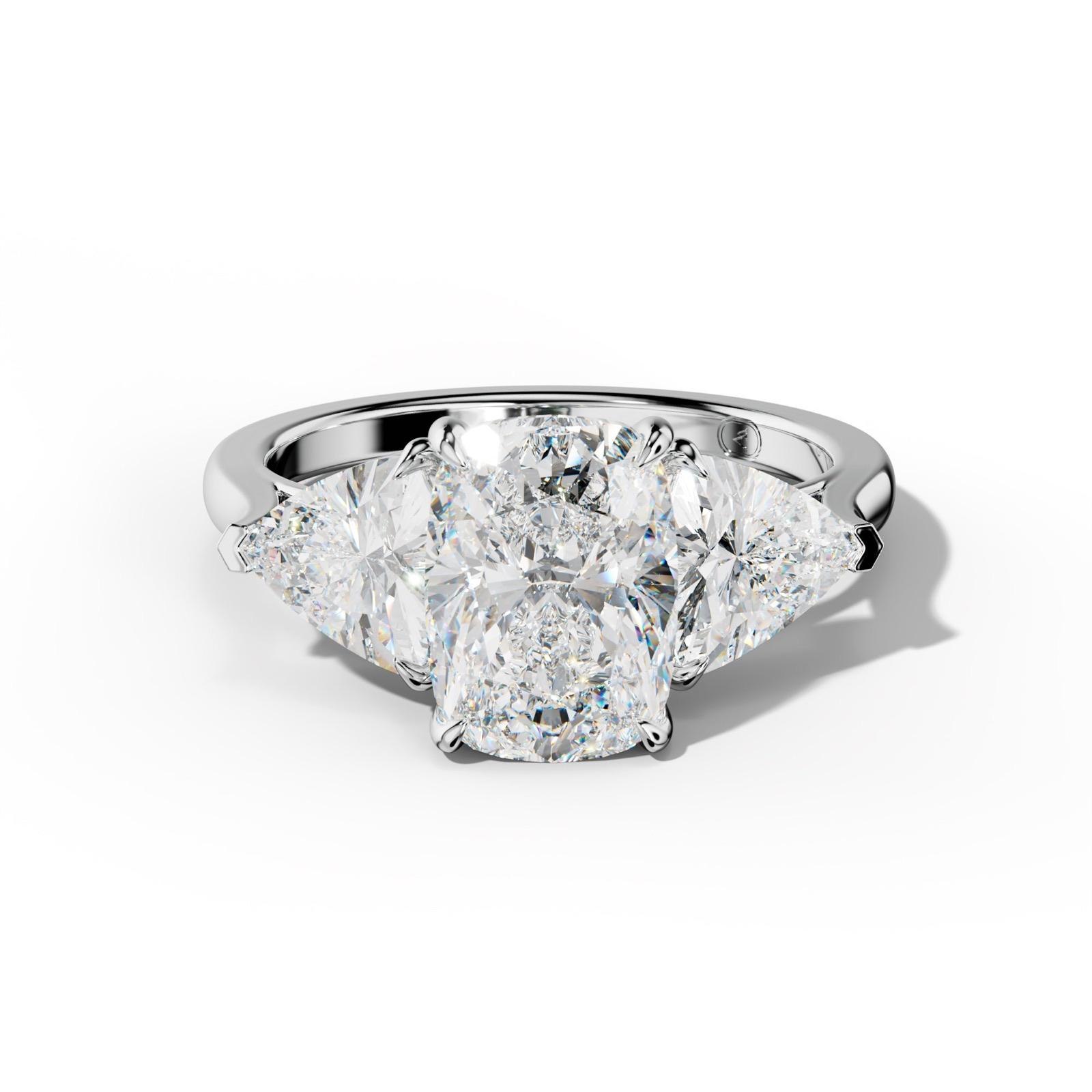 Ivy Elongated Cushion Cut Engagement Ring