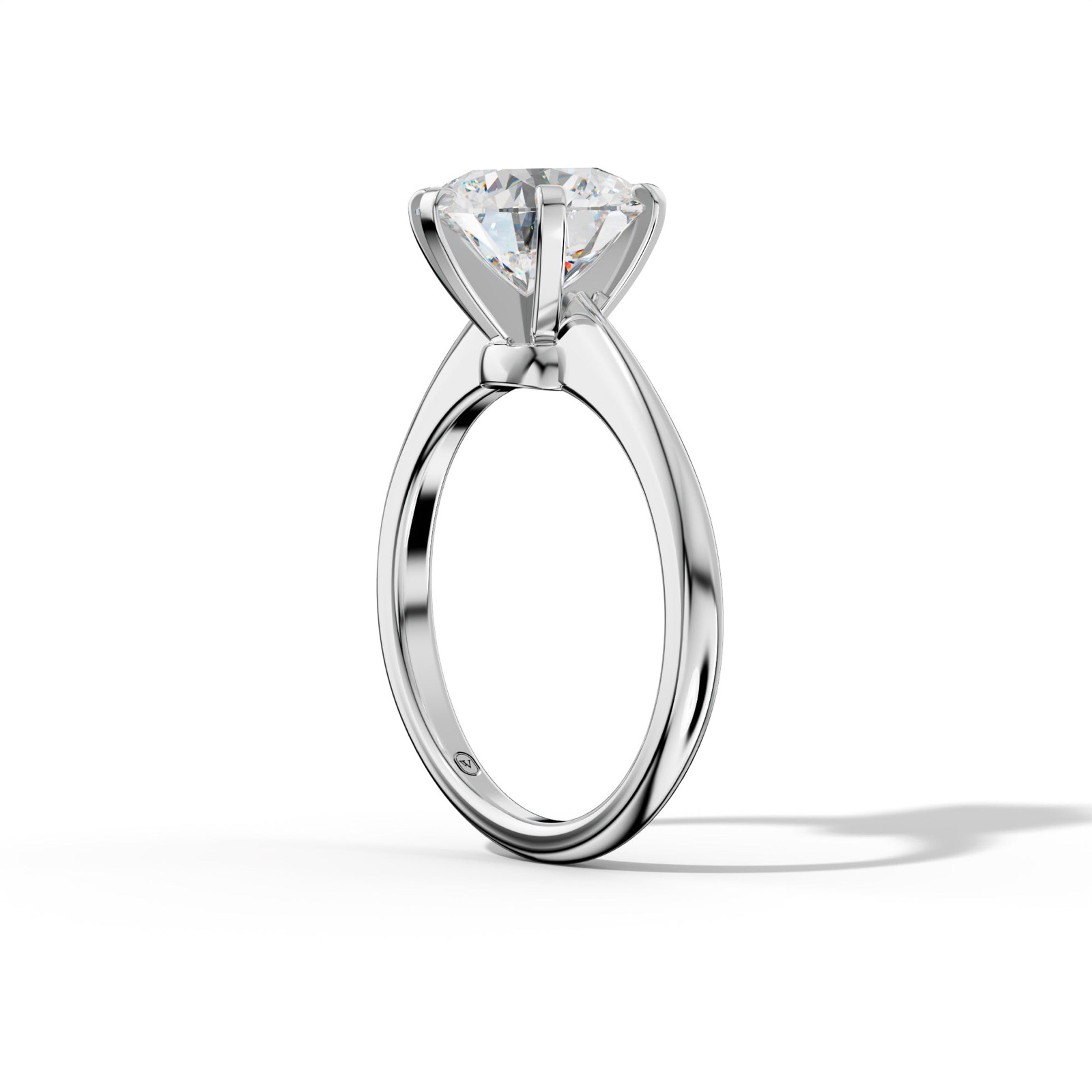 Molly Round Diamond Engagement Ring