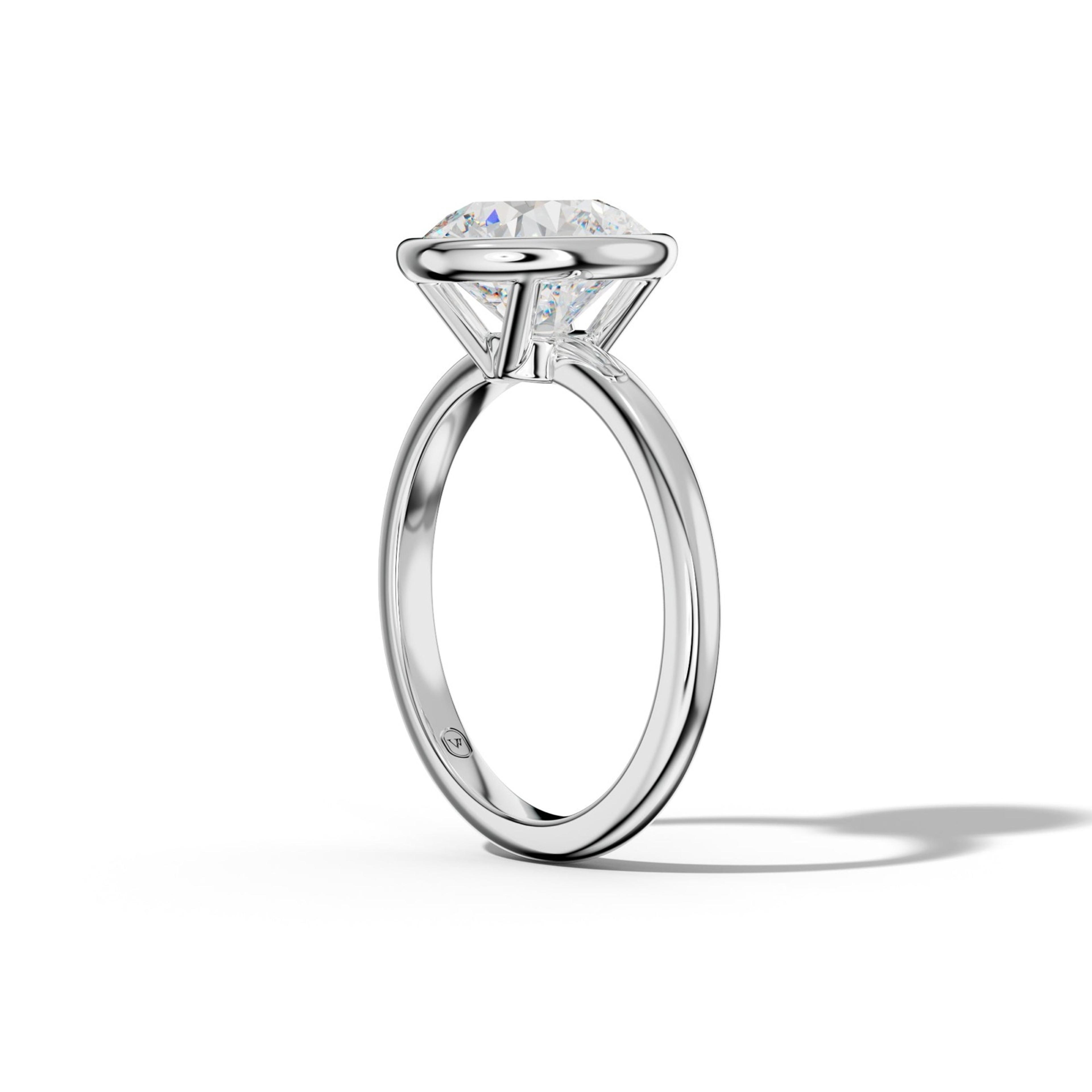 Malaya Round Diamond Engagement Ring