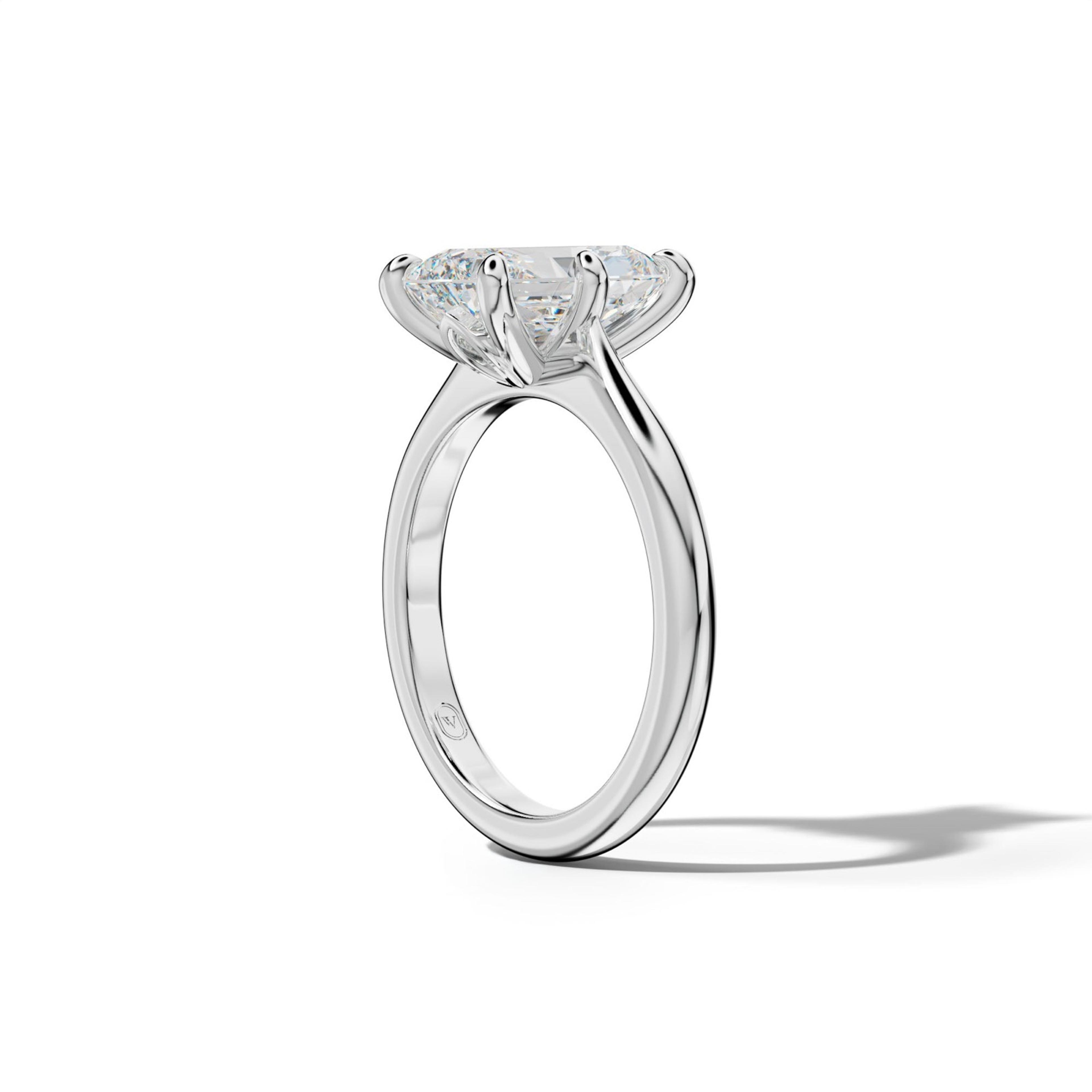Miranda Radiant Diamond Engagement Ring