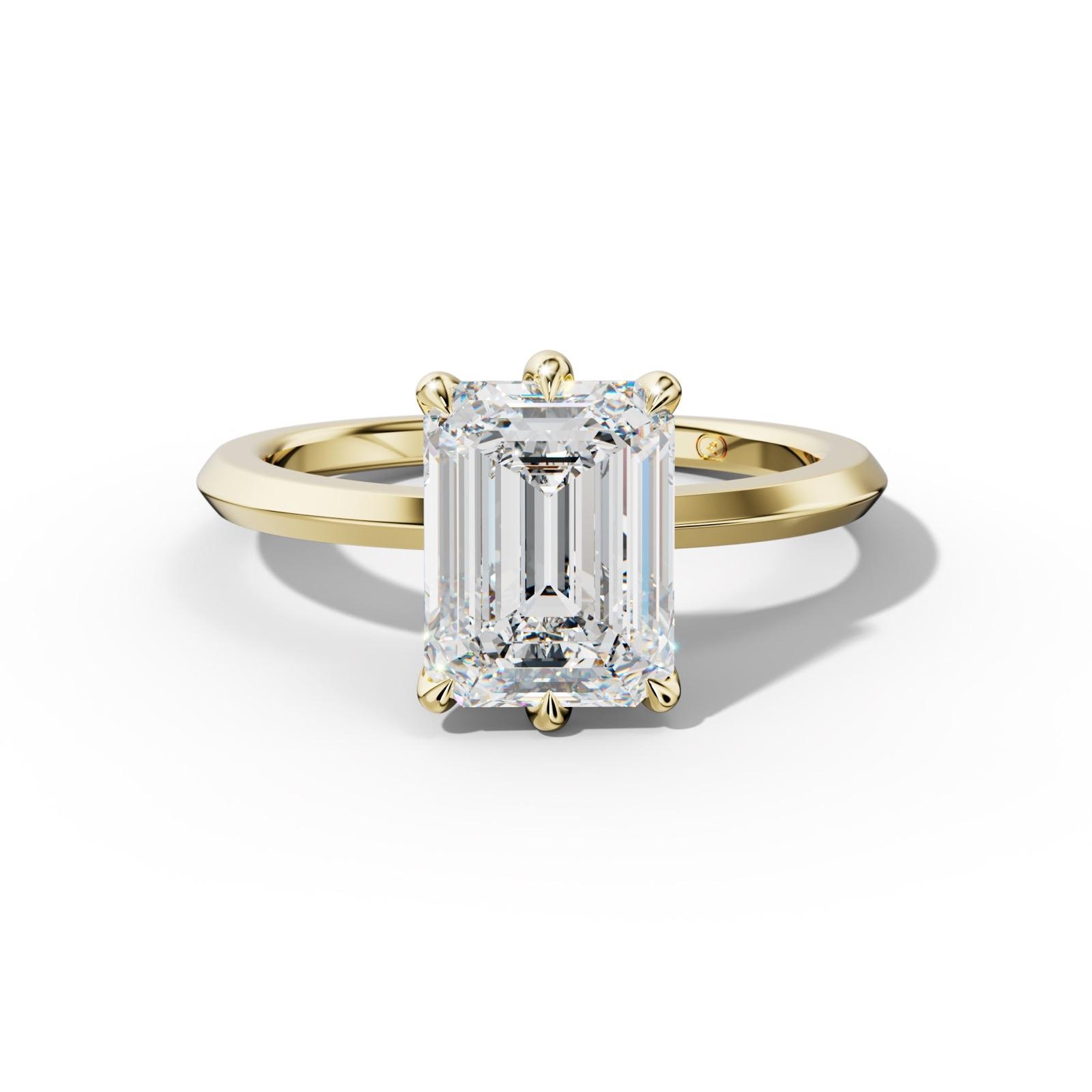 Myra Emerald Cut Engagement Ring