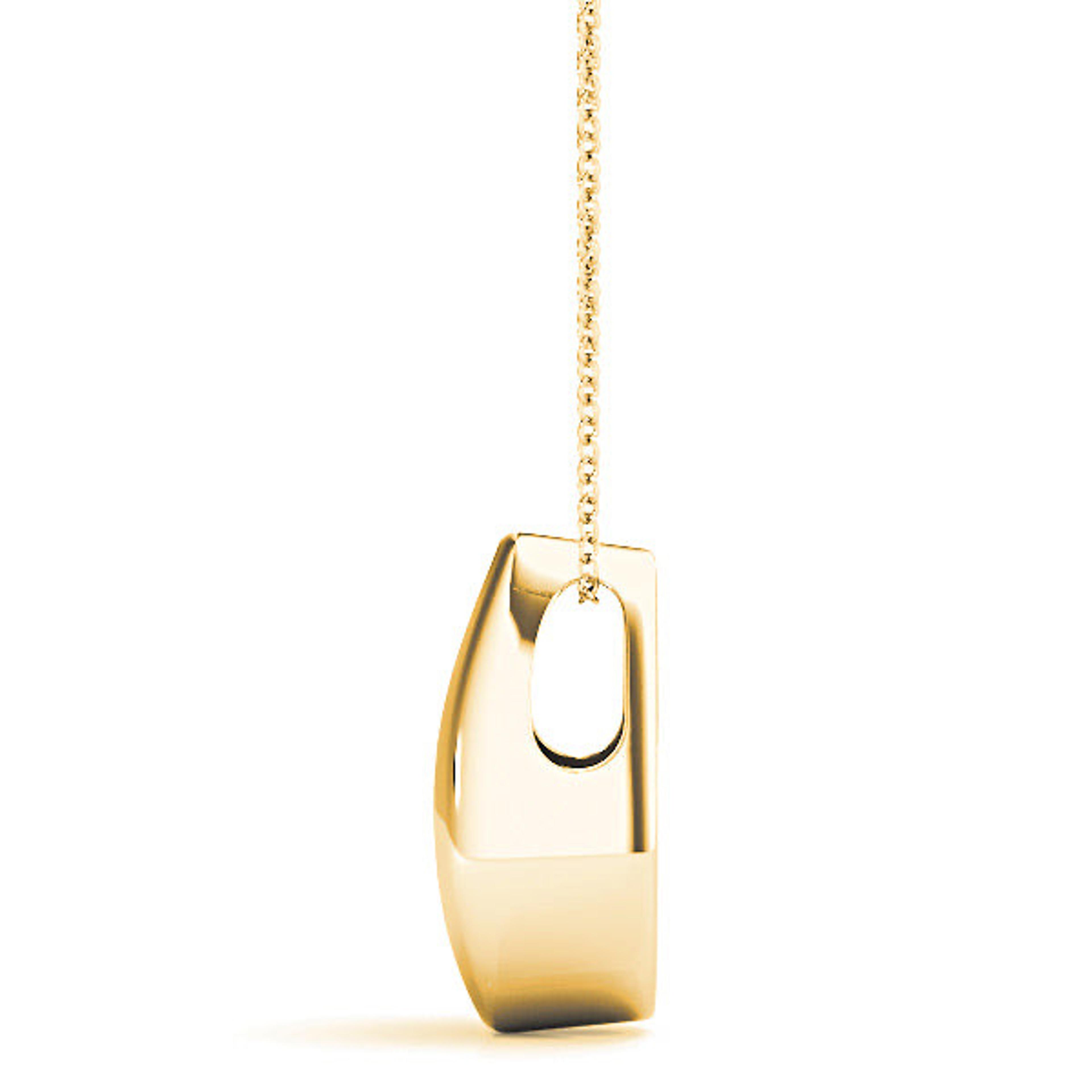 Tear Shape Graduated 0.50 ctw Diamond Three Stone Necklace Pendant-VIRABYANI