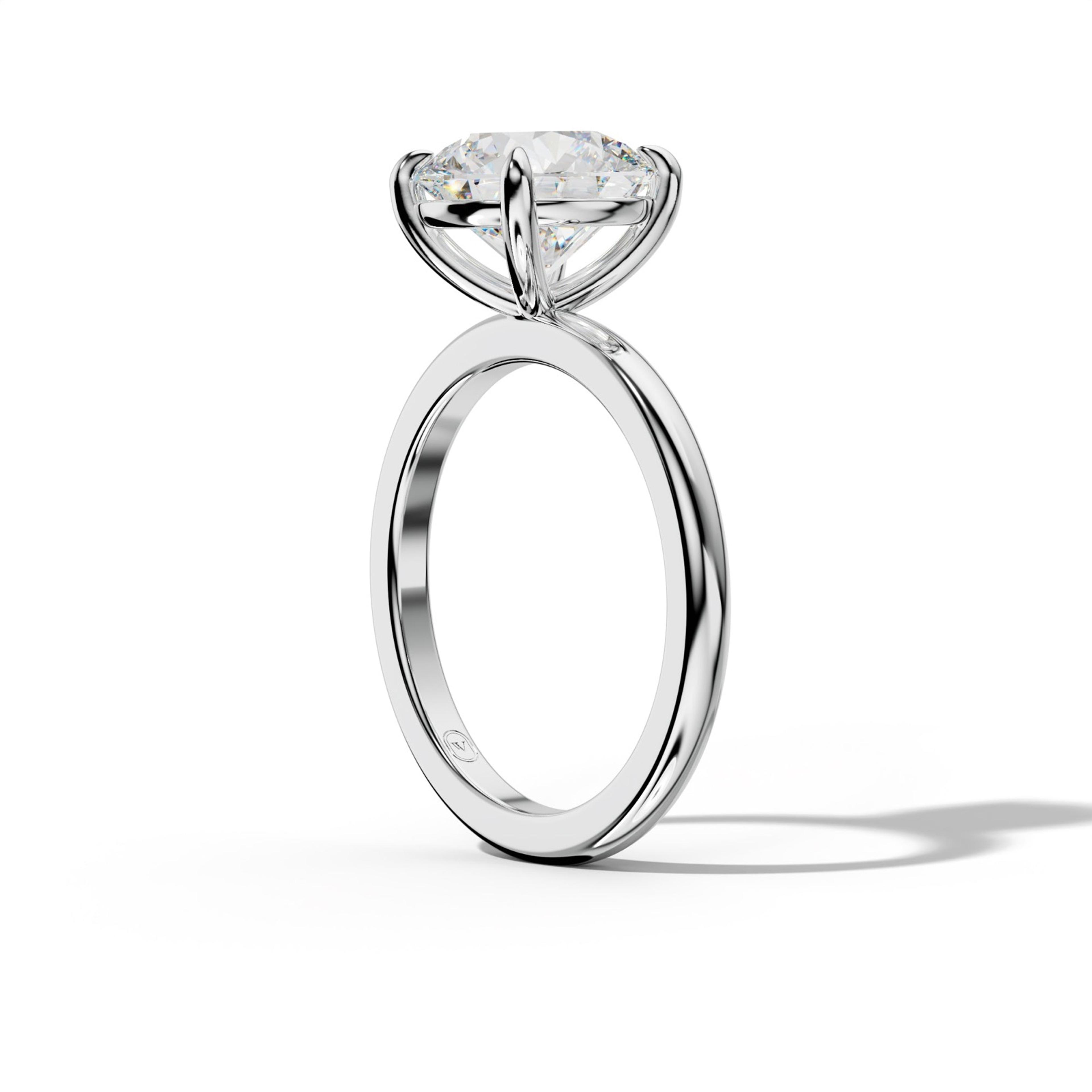 Alice Round Diamond  Engagement Ring