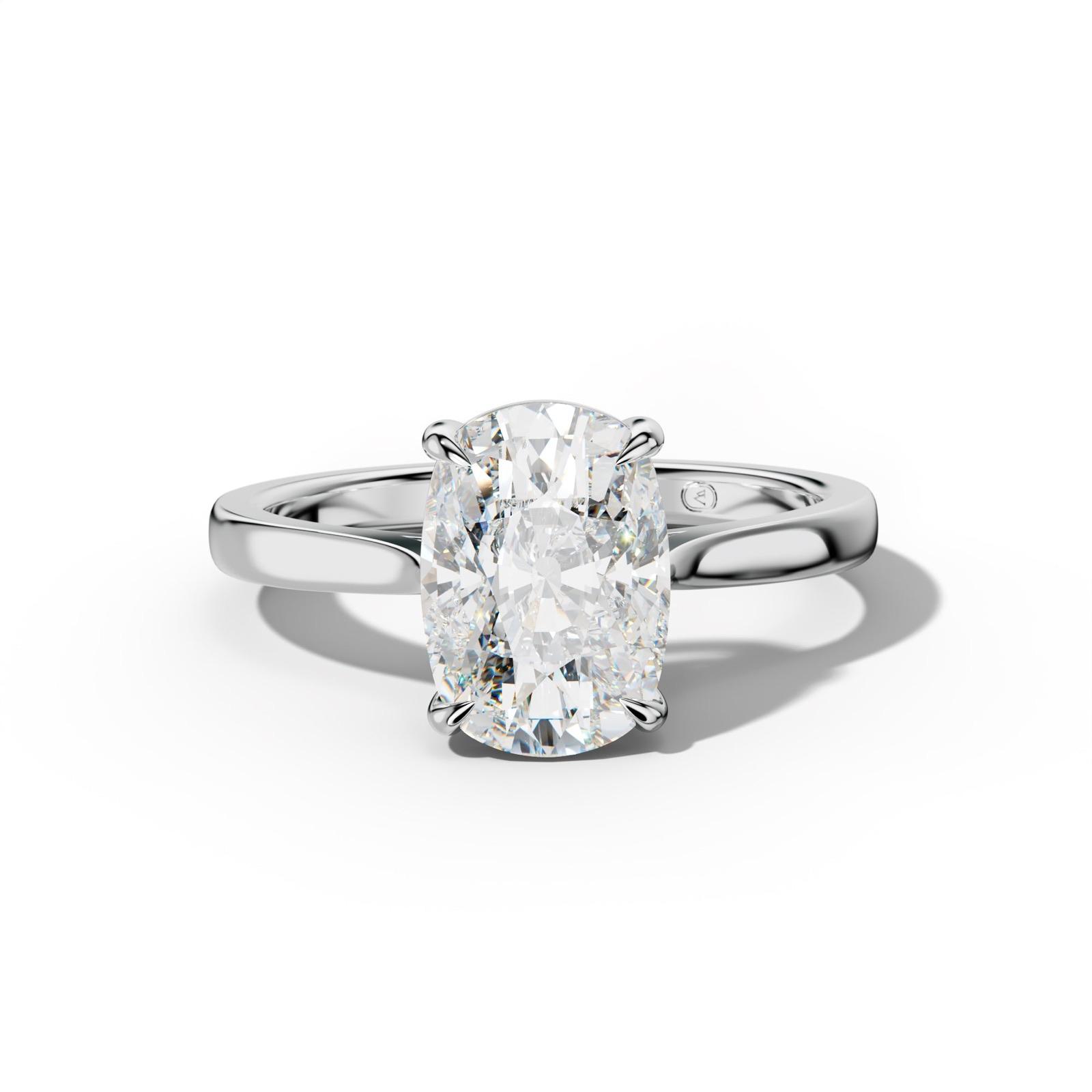 Freya Elongated Cushion Diamond Engagement Ring