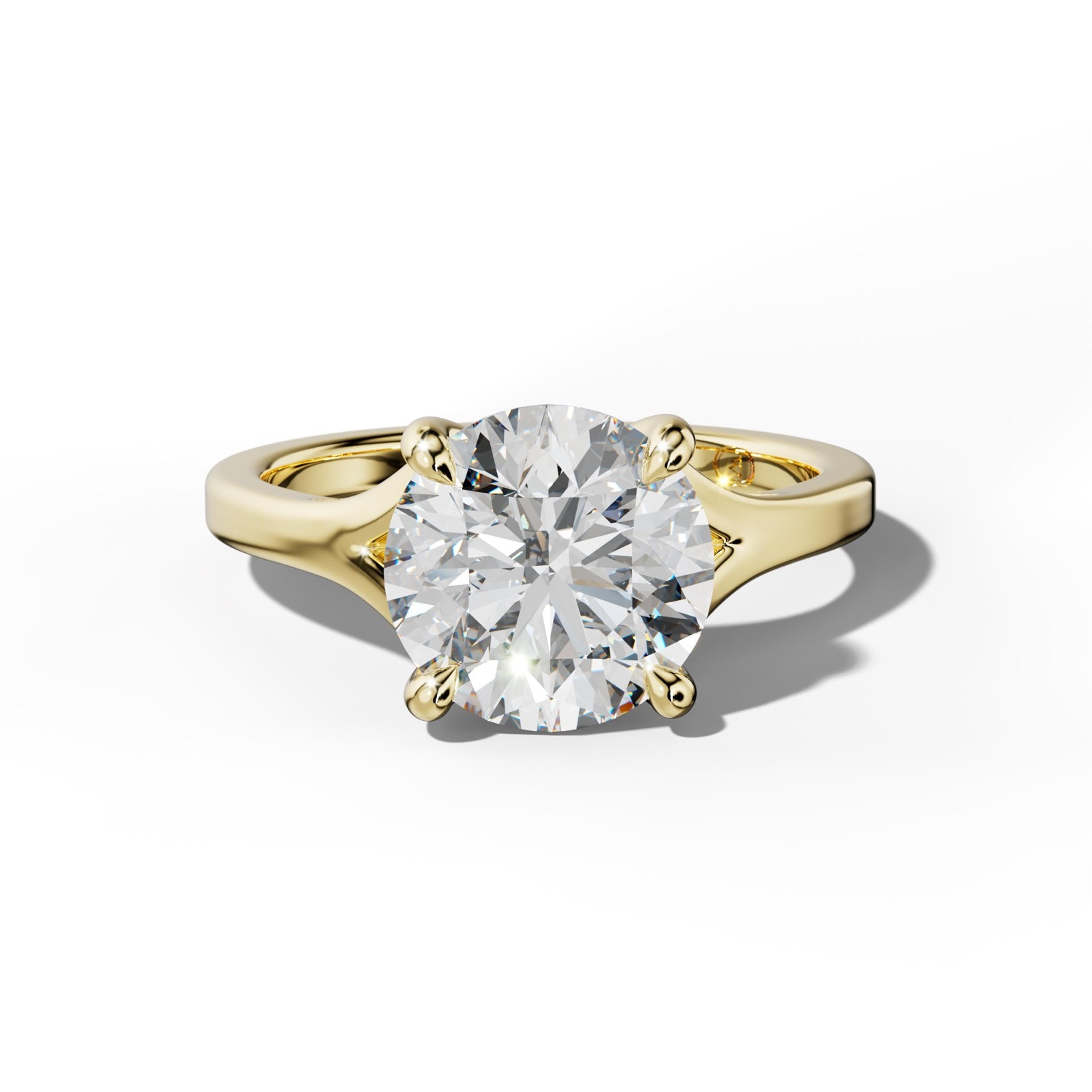 Alicia Round Diamond Engagement Ring