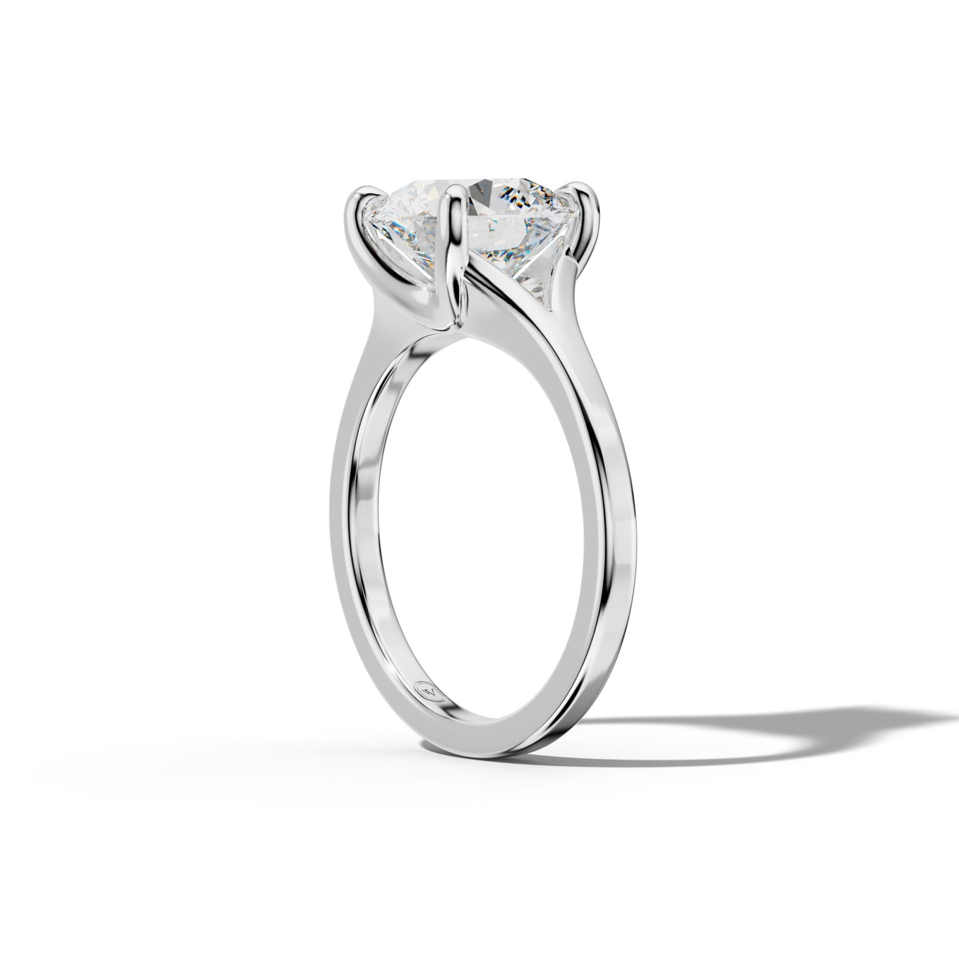 Alicia Round Diamond Engagement Ring