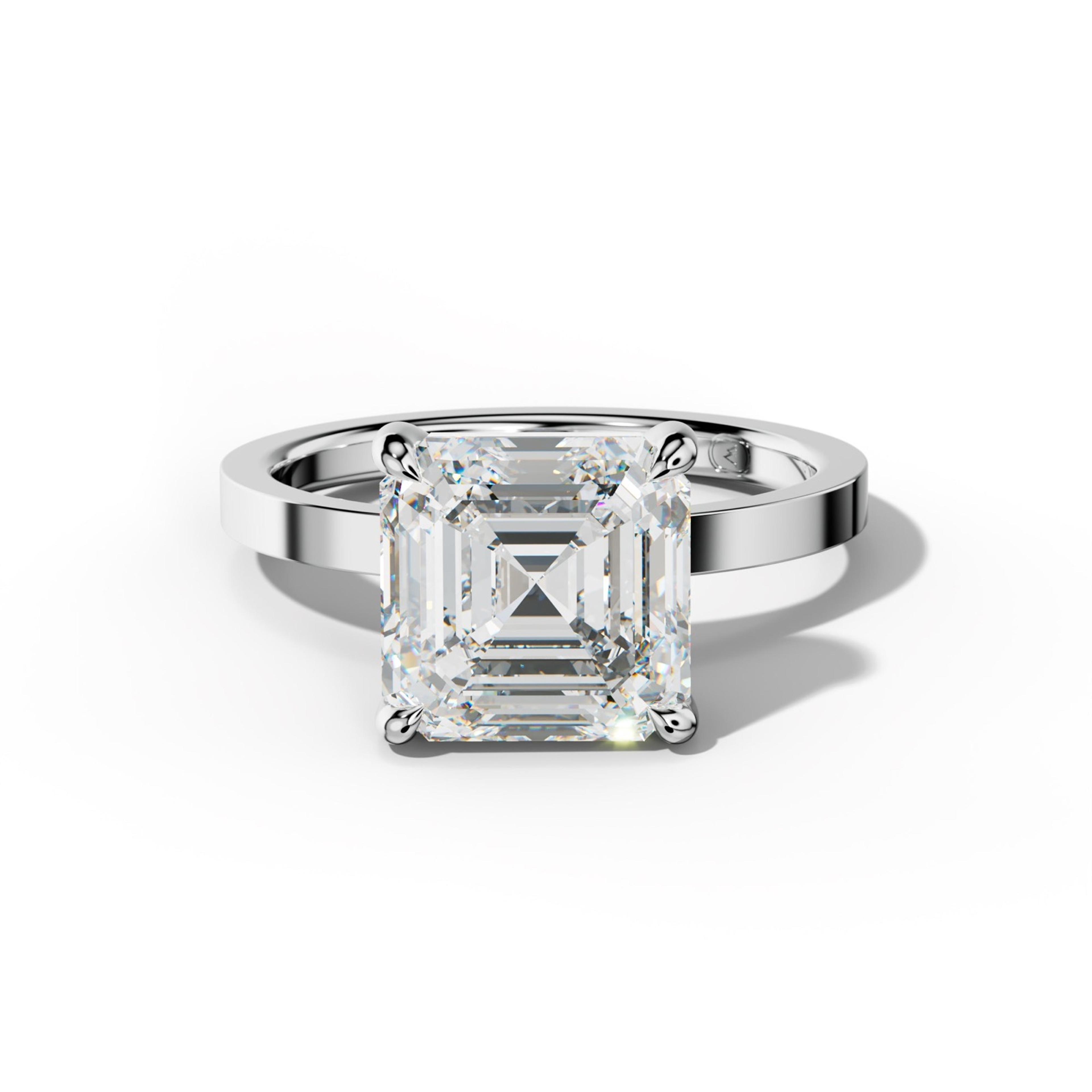 Gabriella Asscher Cut Engagement Ring