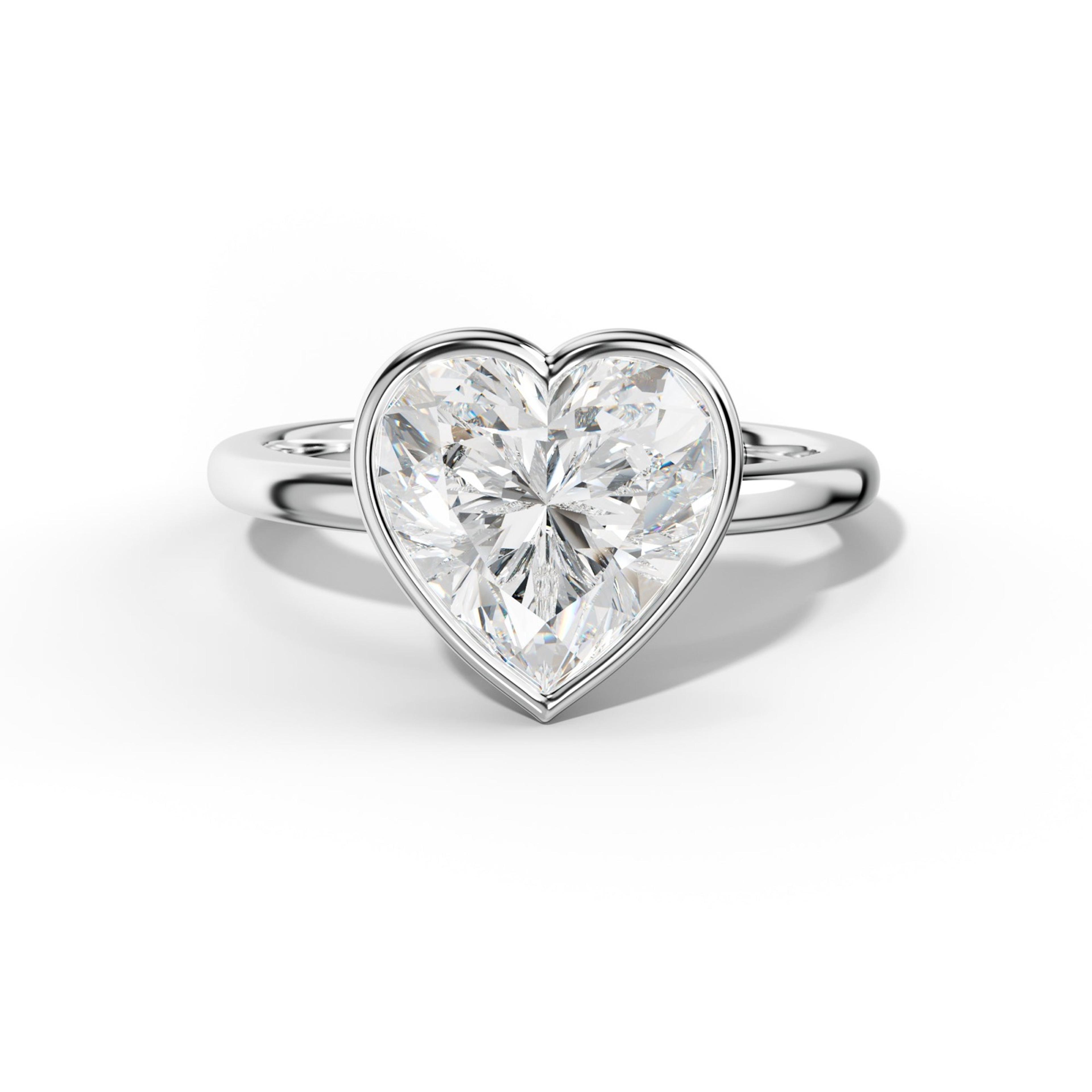 Malaya Heart Diamond  Engagement Ring