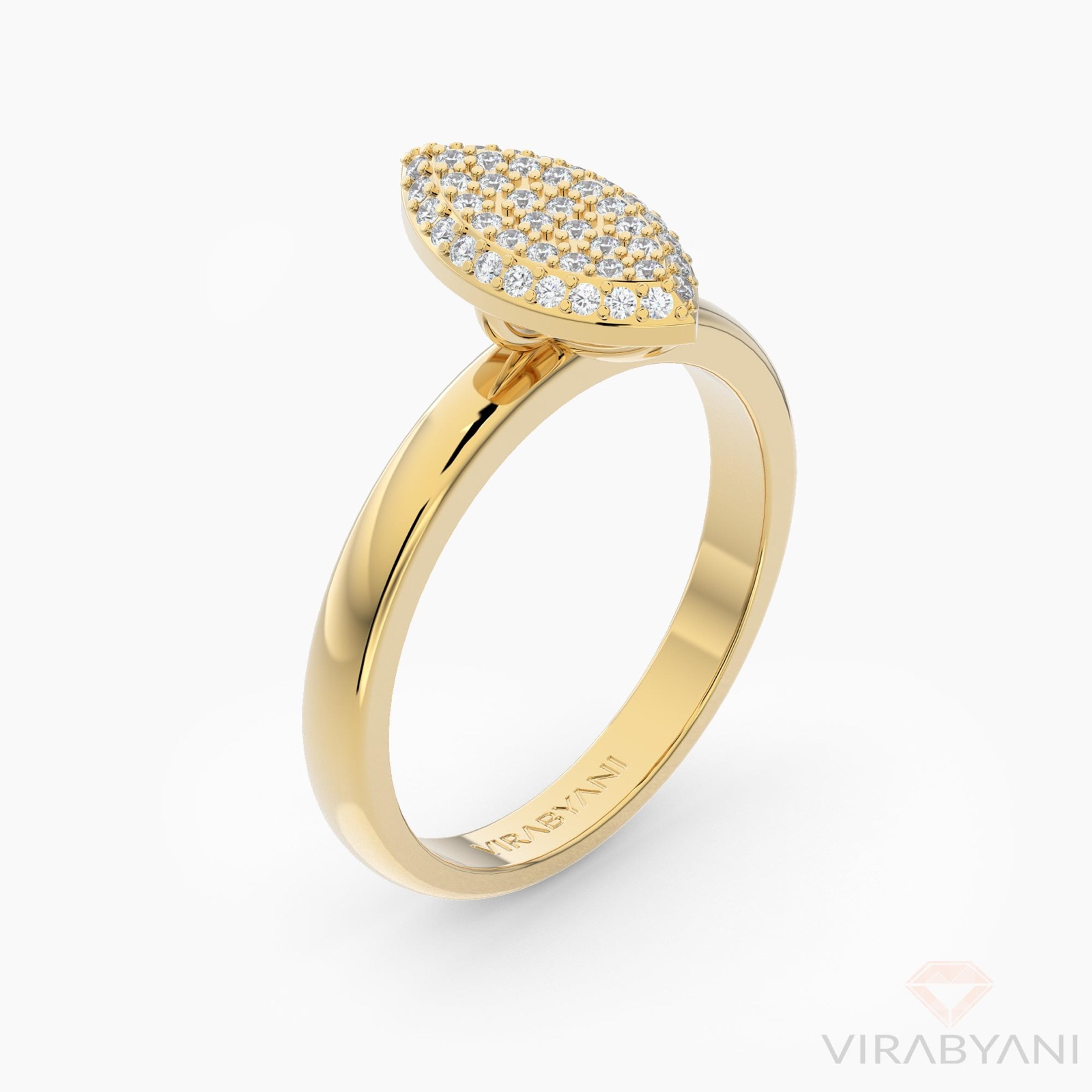 Marquise Shaped AMoré Pavé Ring With 0.35 ct. Diamonds