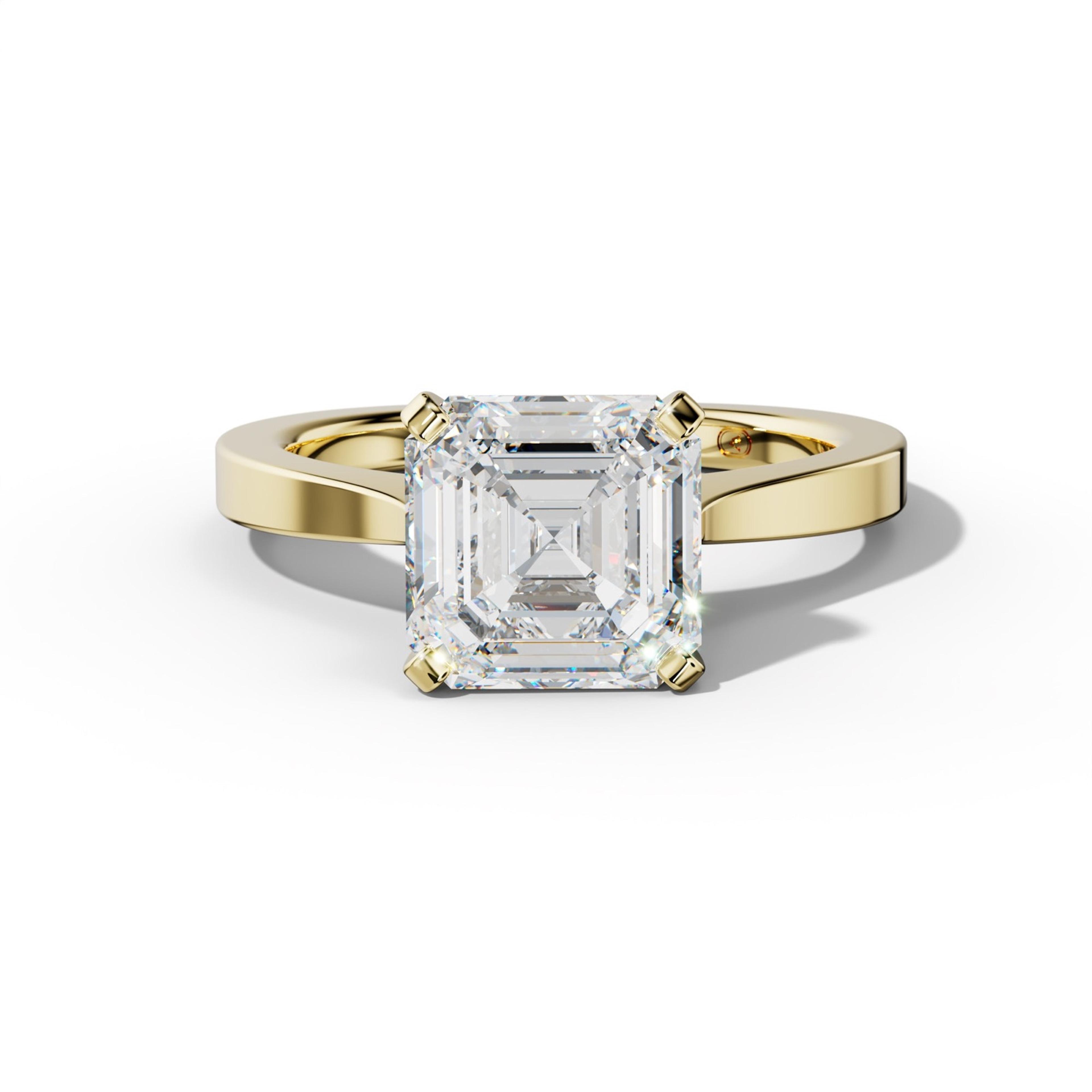 Amaya Asscher Diamond Engagement Ring