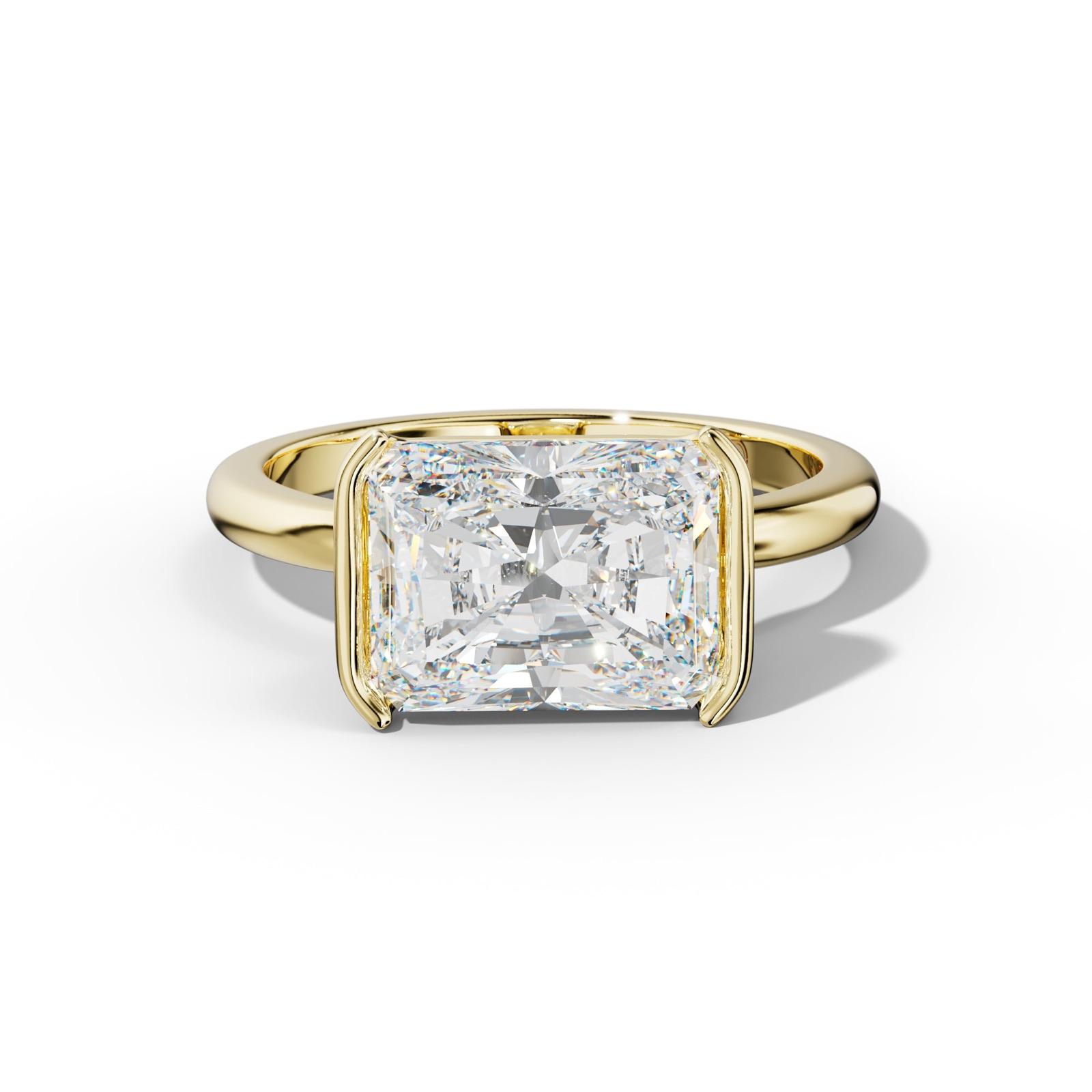 Azalea Radiant Diamond Engagement Ring