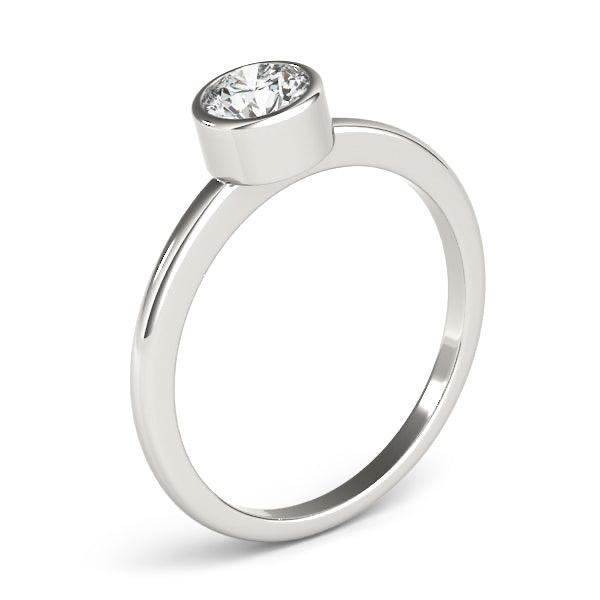 Luna Round Diamond Solitaire Engagement Ring