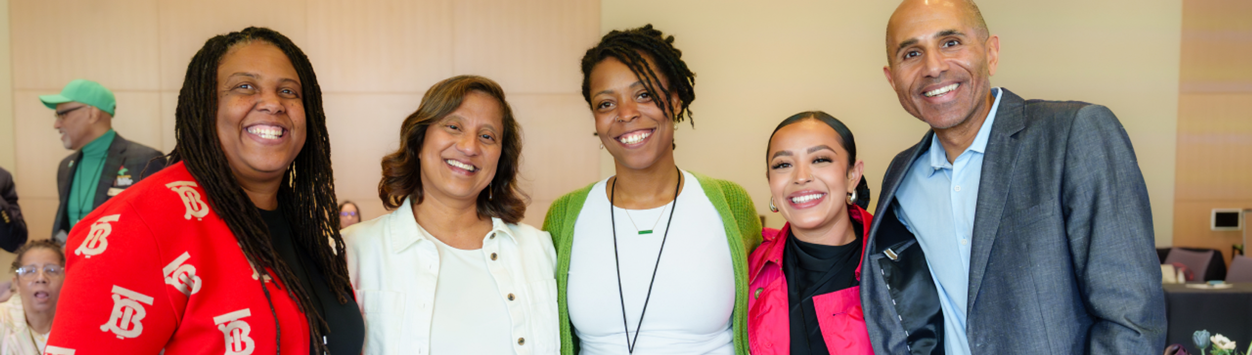 Black Equity Collective members and funders gathered at a convening